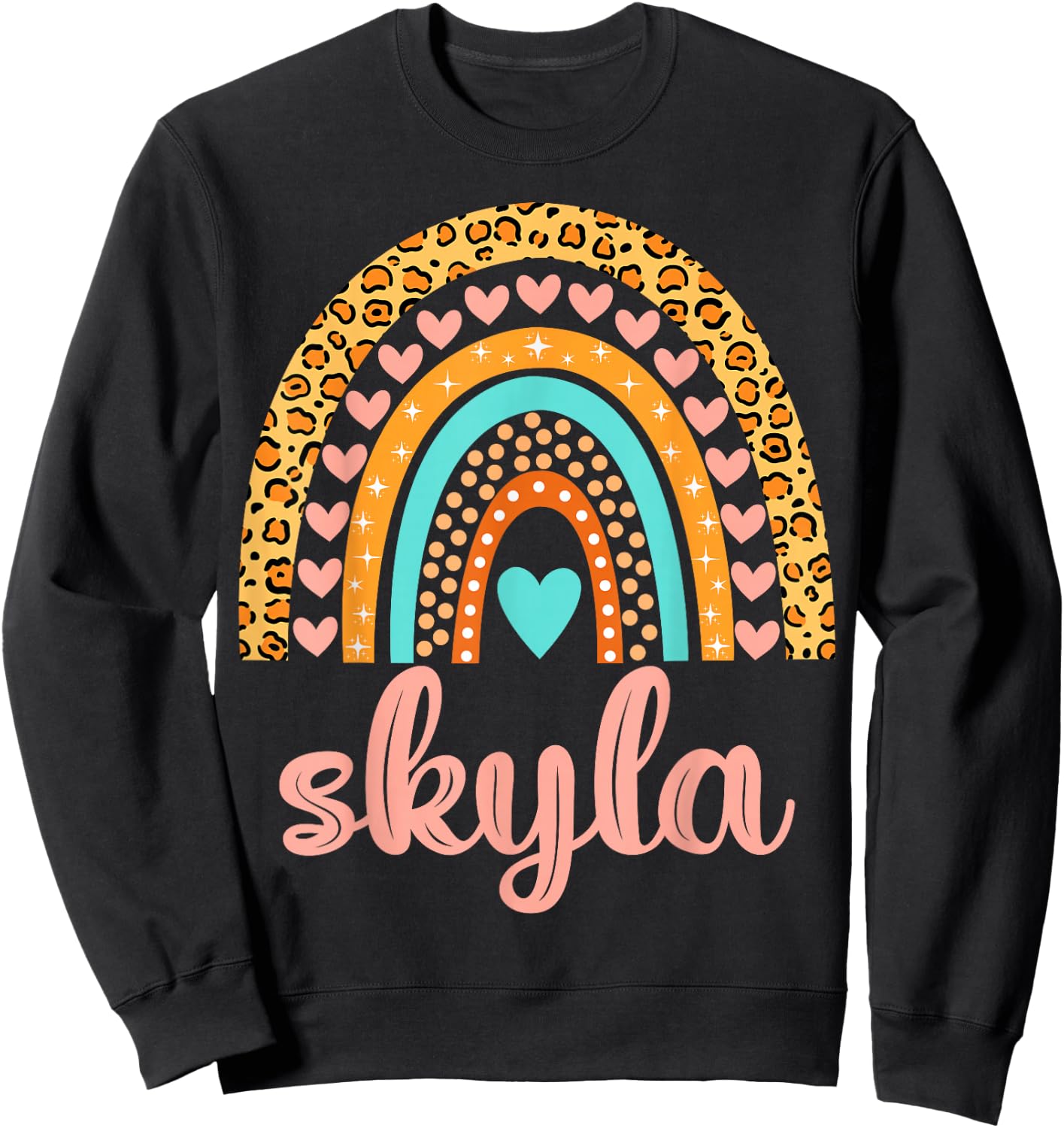 Skyla Skyla Name Birthday Shirt Gift Sweatshirt - Sweatshirt | Black