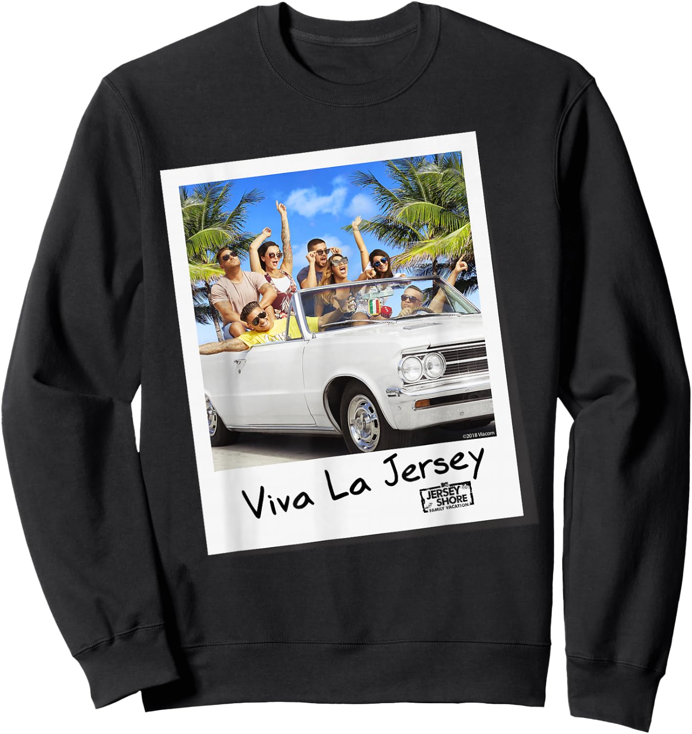 MTV - Jersey Shore Viva La Jersey Sweatshirt - Sweatshirt | Black