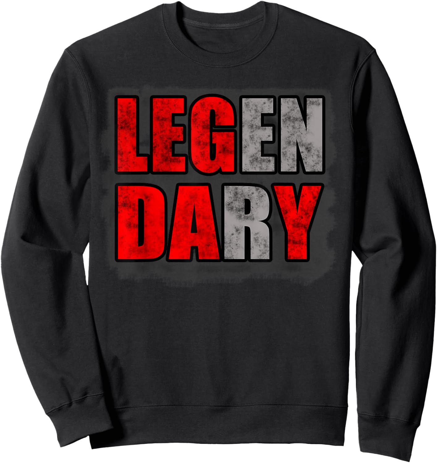 Leg Day Legendary Shirt Fitness Bodybuilding Sweatshirt - Sweatshirt | Black
