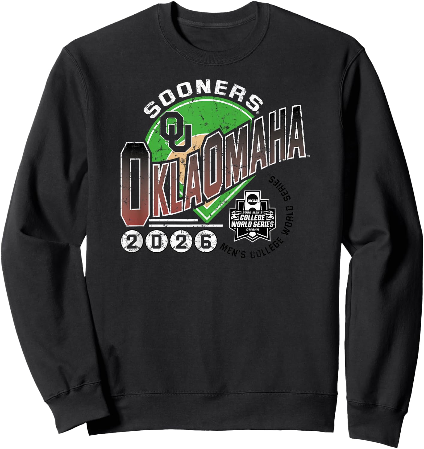 Oklahoma Sooners College World Series 2026 CWS OklaOmaha Sweatshirt - Sweatshirt | Black