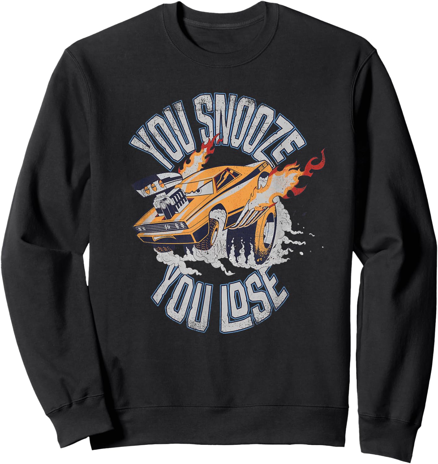Disney and Pixar’s Cars Snot Rod You Snooze You Lose Sweatshirt - Sweatshirt | Black