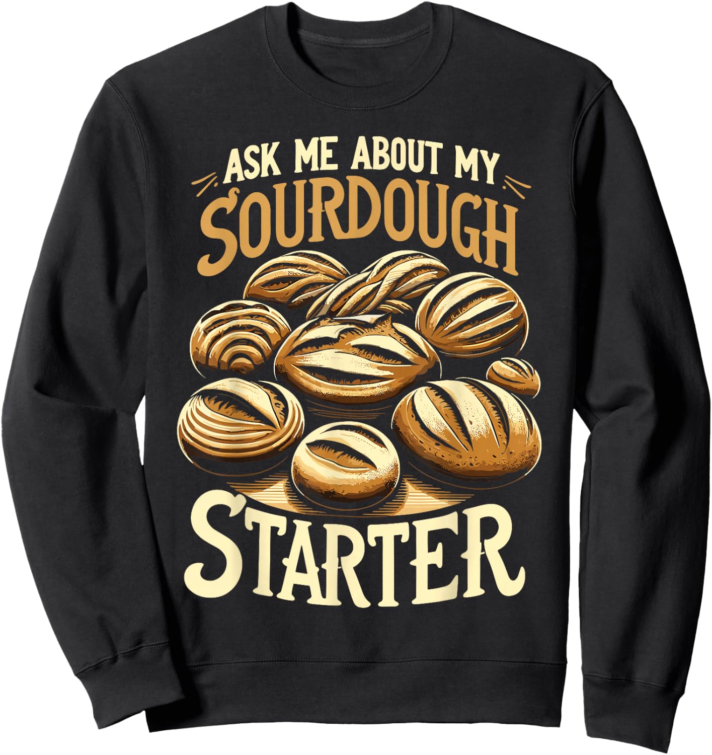 Baker Sourdough Sweatshirt - Sweatshirt | Black