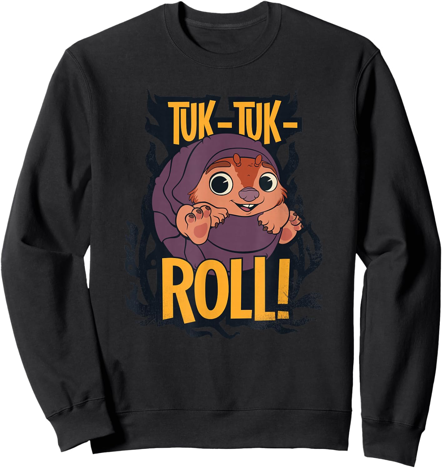 Disney Raya and the Last Dragon Baby Tuk-Tuk Roll Sweatshirt - Sweatshirt | Black