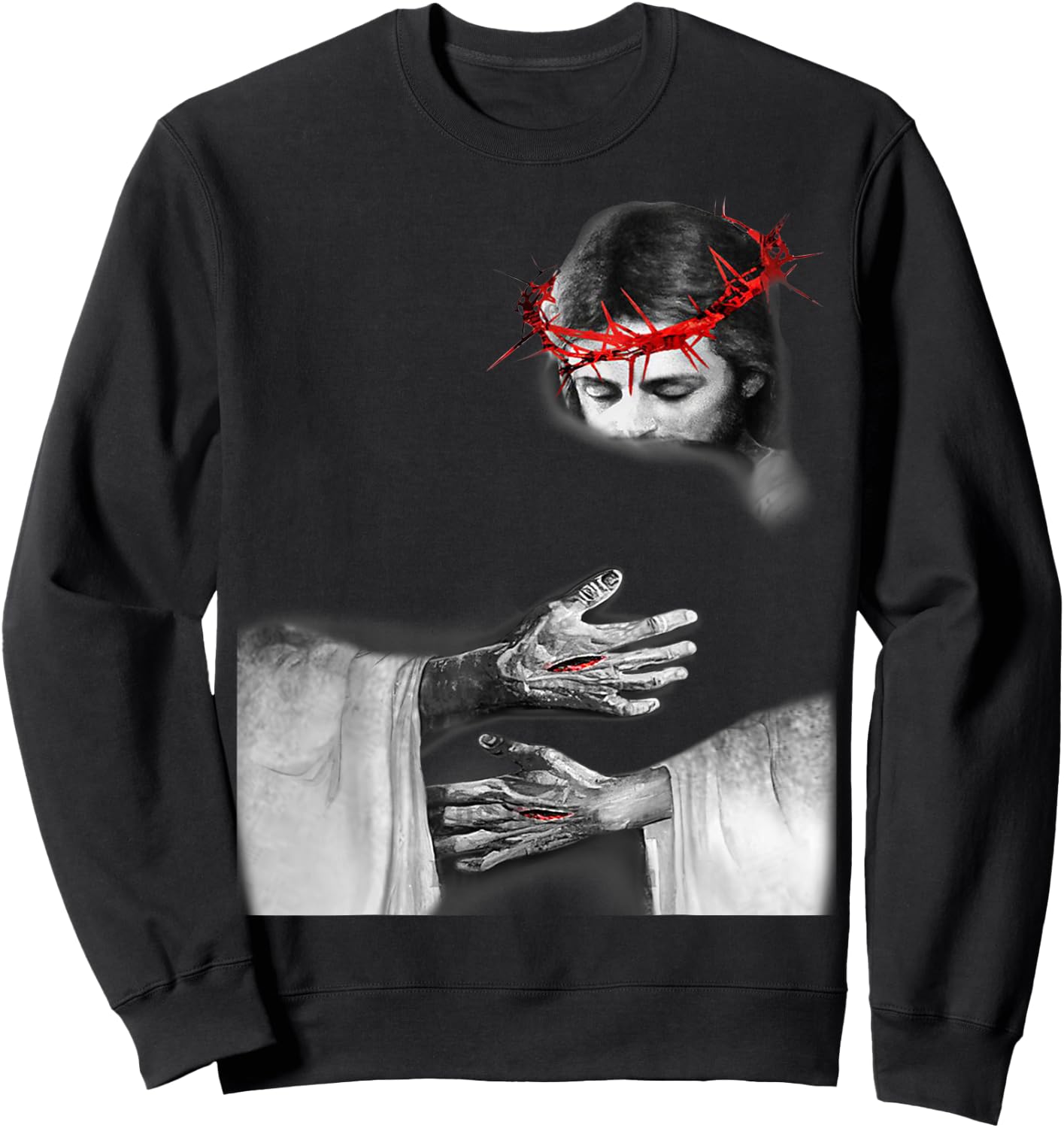 Jesus Hug Sweatshirt - Sweatshirt | Black