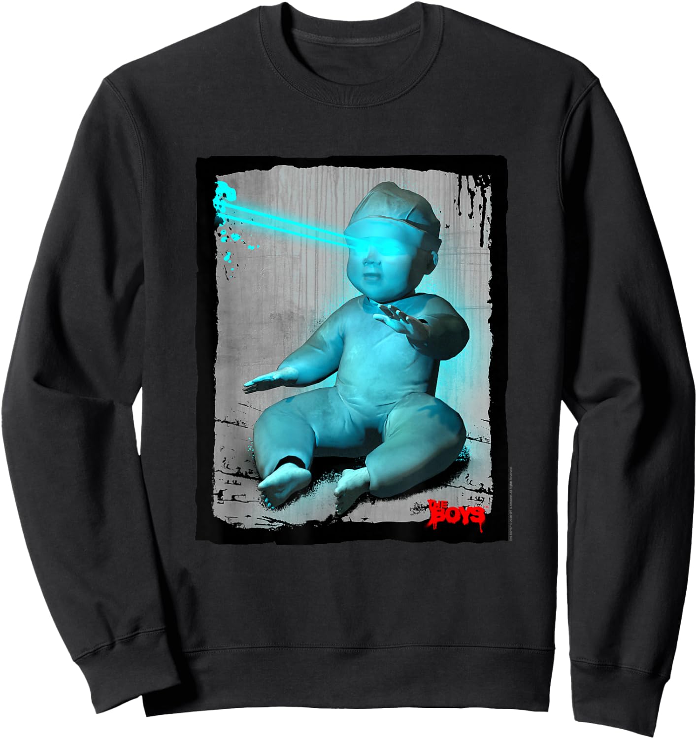 The Boys Laser Baby Superhero TV Show Sweatshirt - Sweatshirt | Black