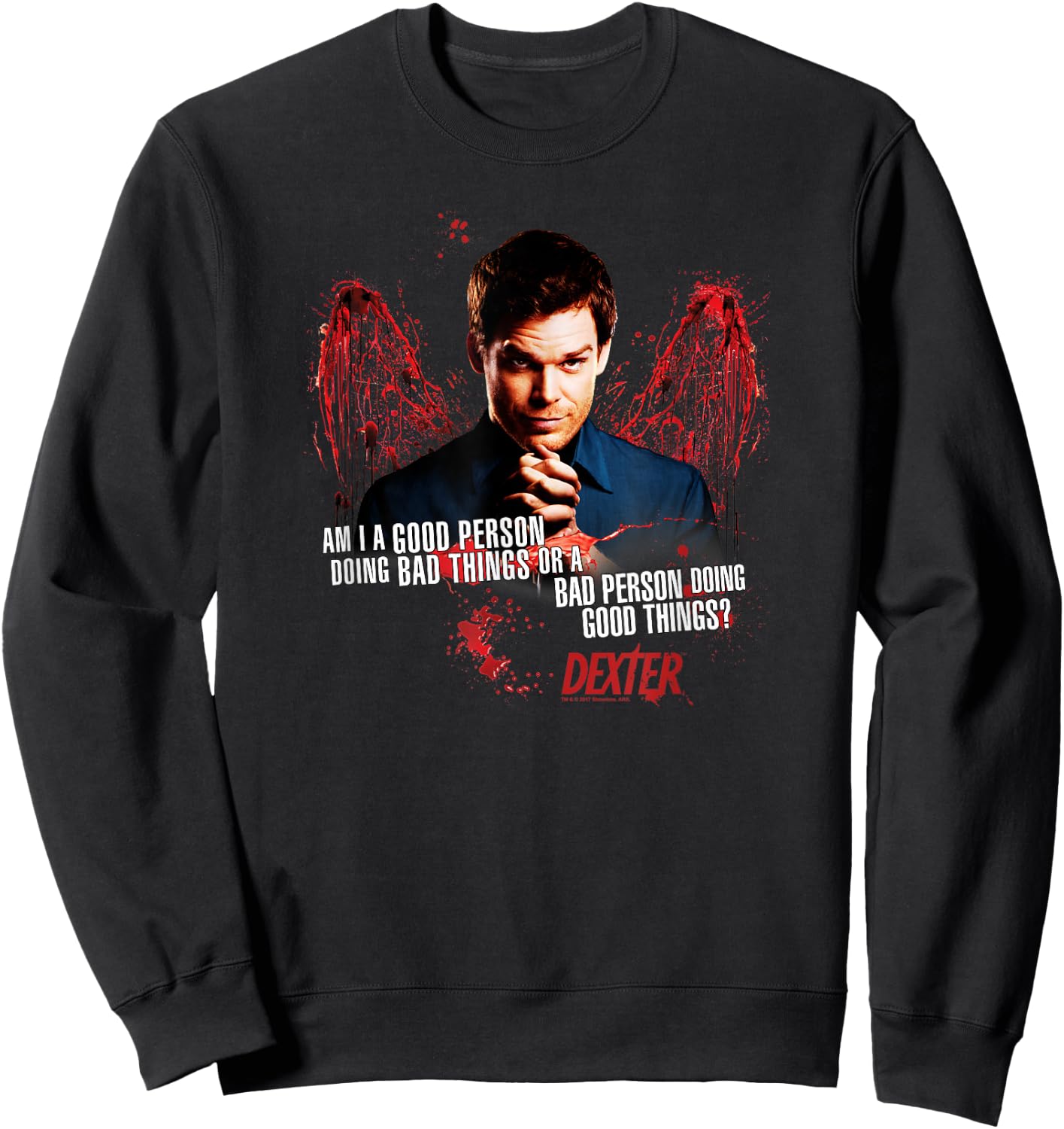 Dexter Good or Bad Sweatshirt - Sweatshirt | Black