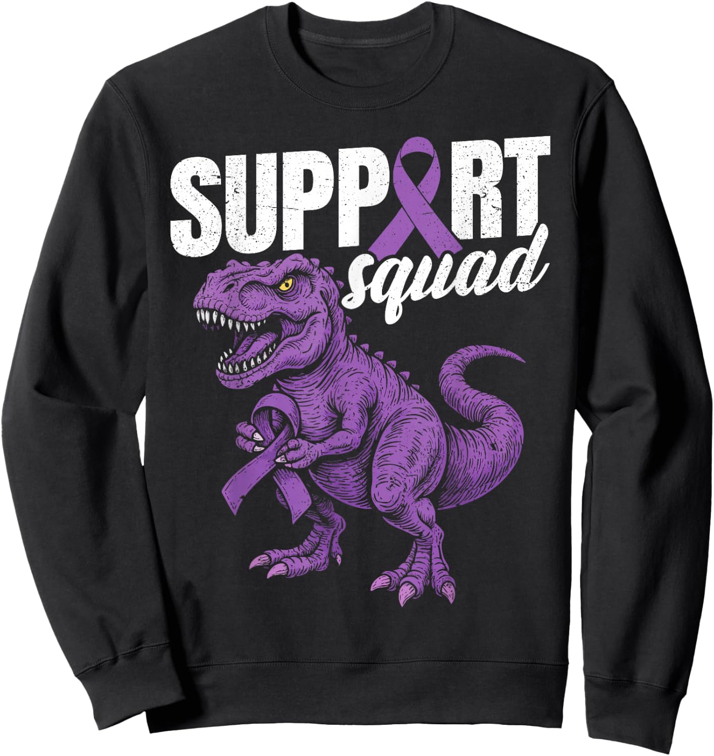 Chiari Malformation Awareness Support Family Sweatshirt - Sweatshirt | Black