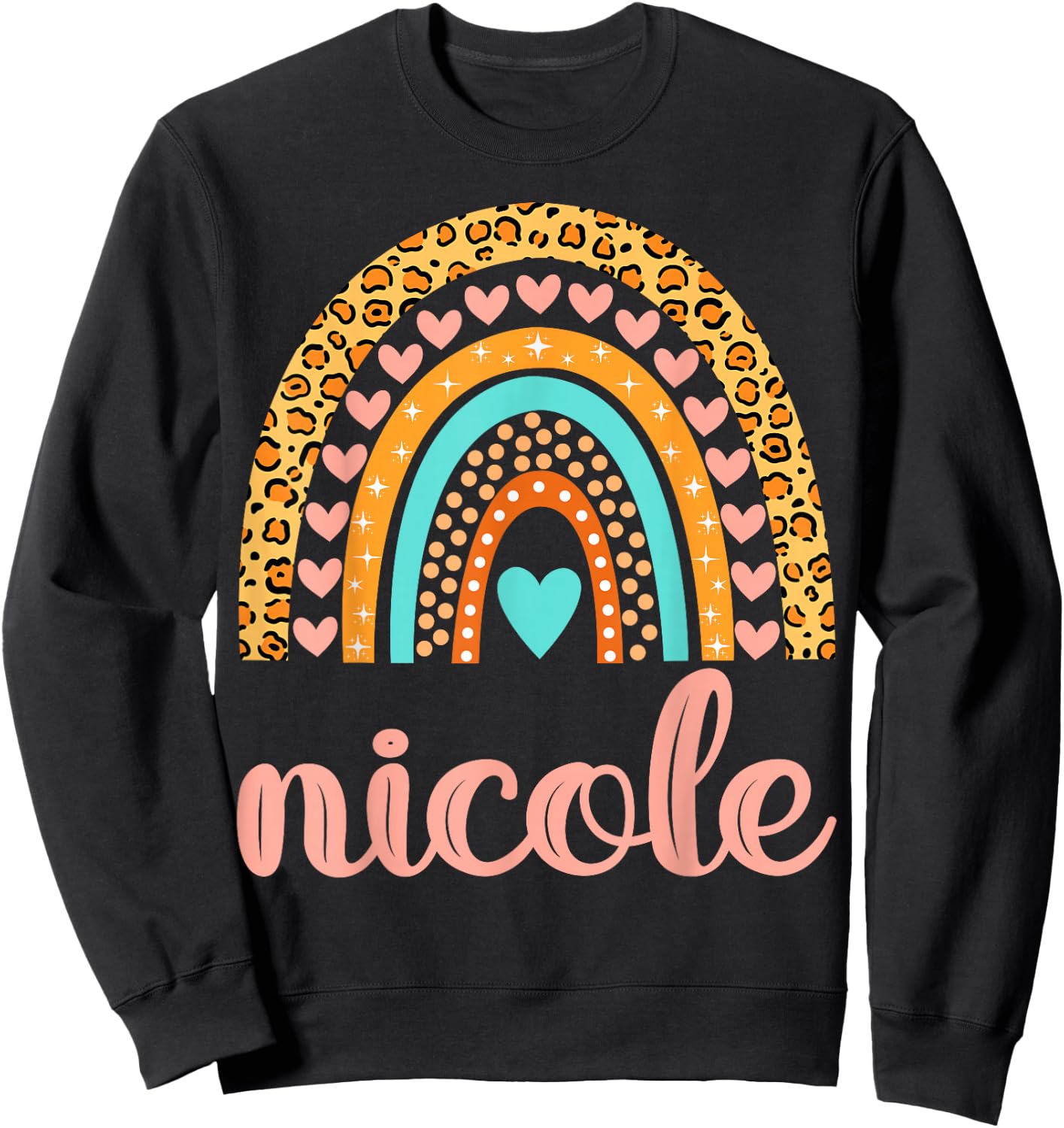 Nicole Nicole Name Birthday Shirt Gift Sweatshirt - Sweatshirt | Black