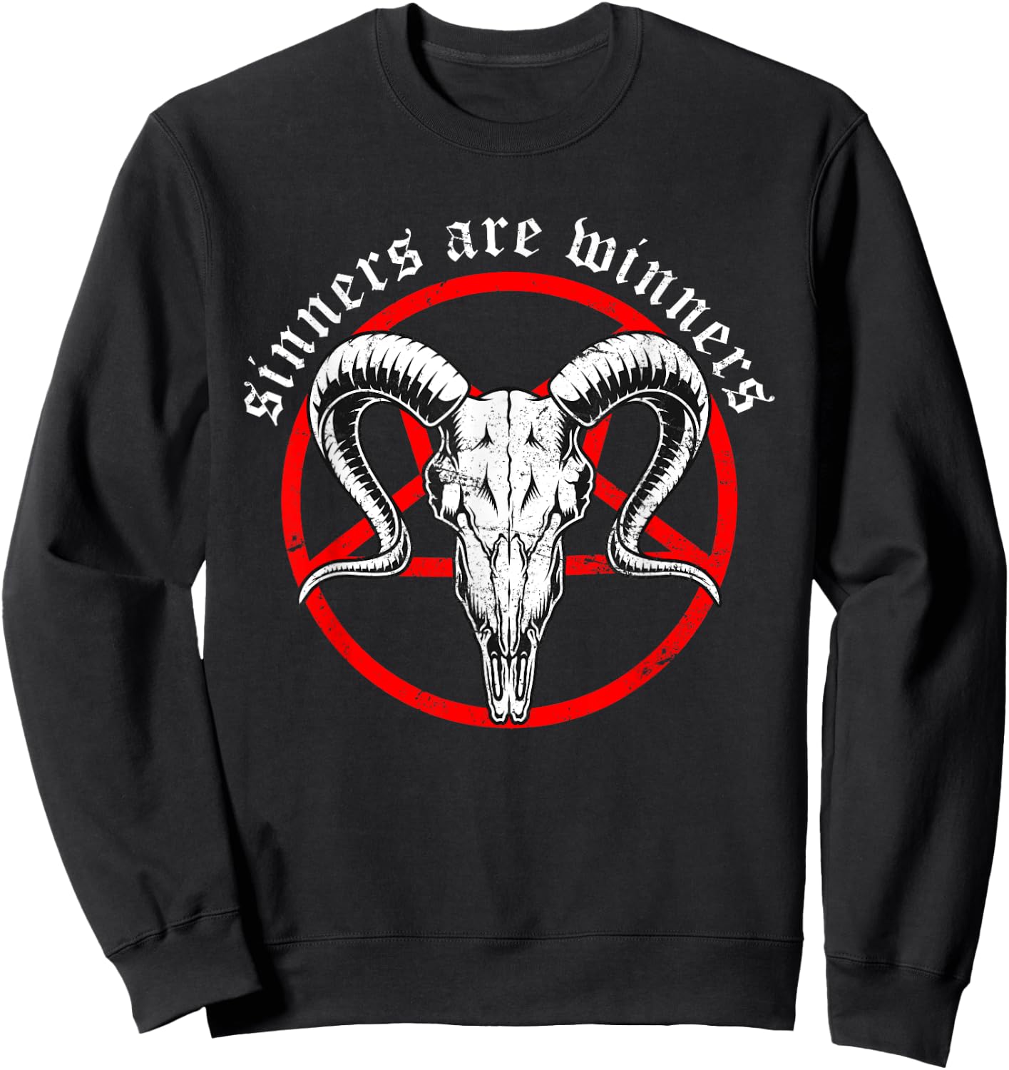 Antichrist Sinners are Winners Sünner Sweatshirt - Sweatshirt | Black