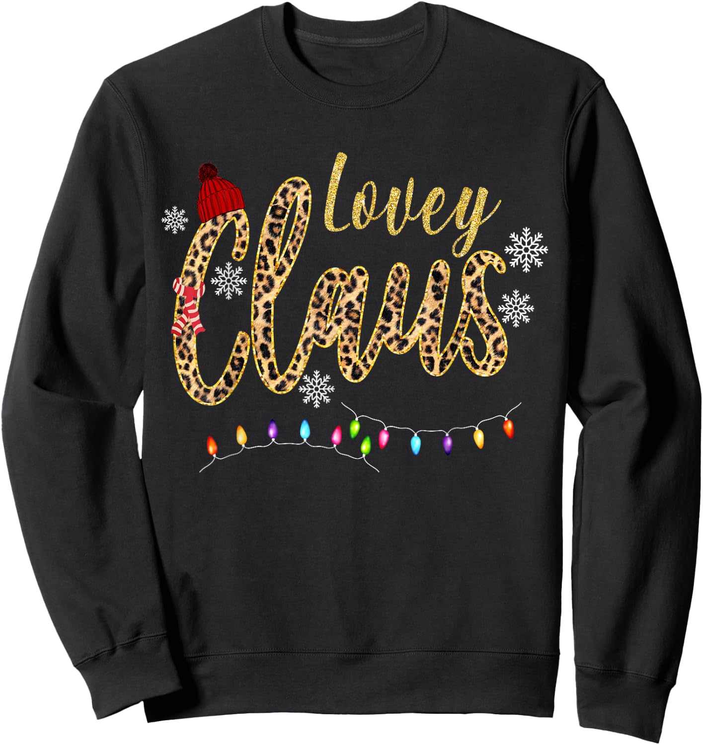 Lovey Claus - Christmas gift Sweatshirt - Sweatshirt | Black