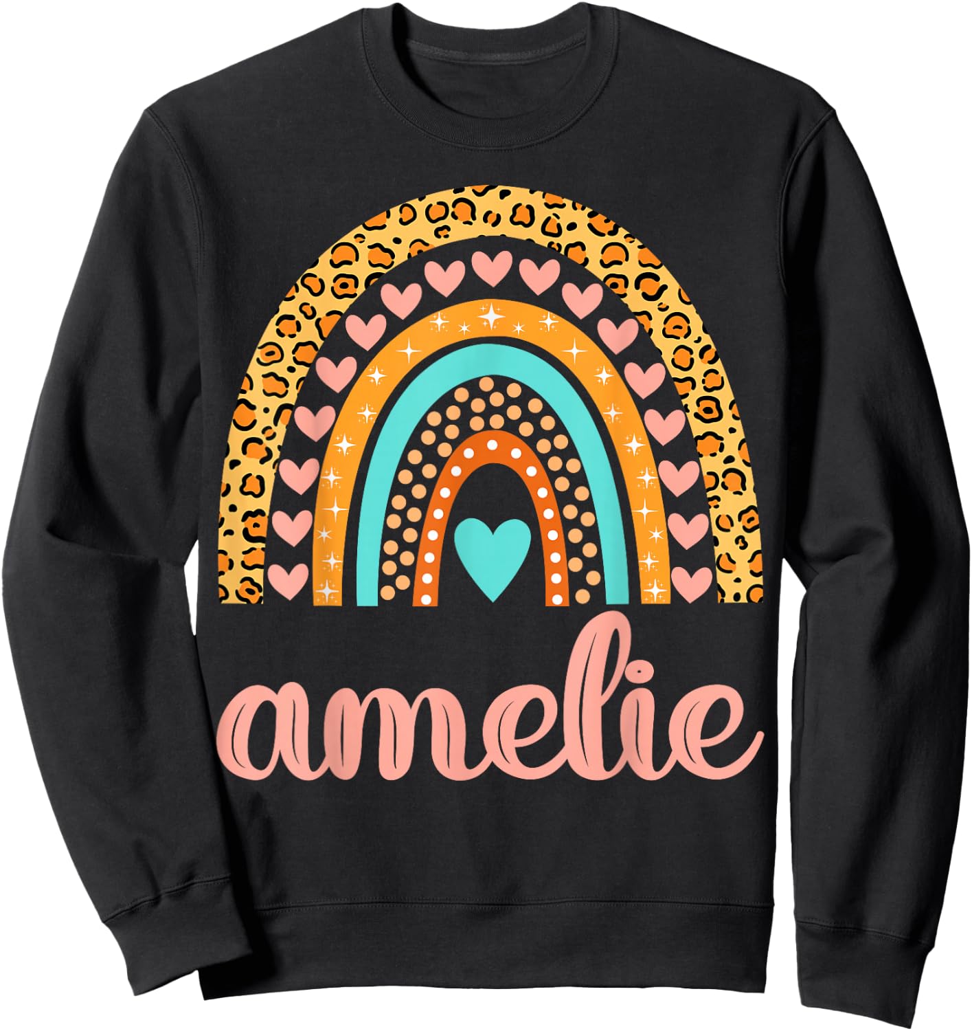 Amelie Amelie Name Birthday Shirt Gift Sweatshirt - Sweatshirt | Black