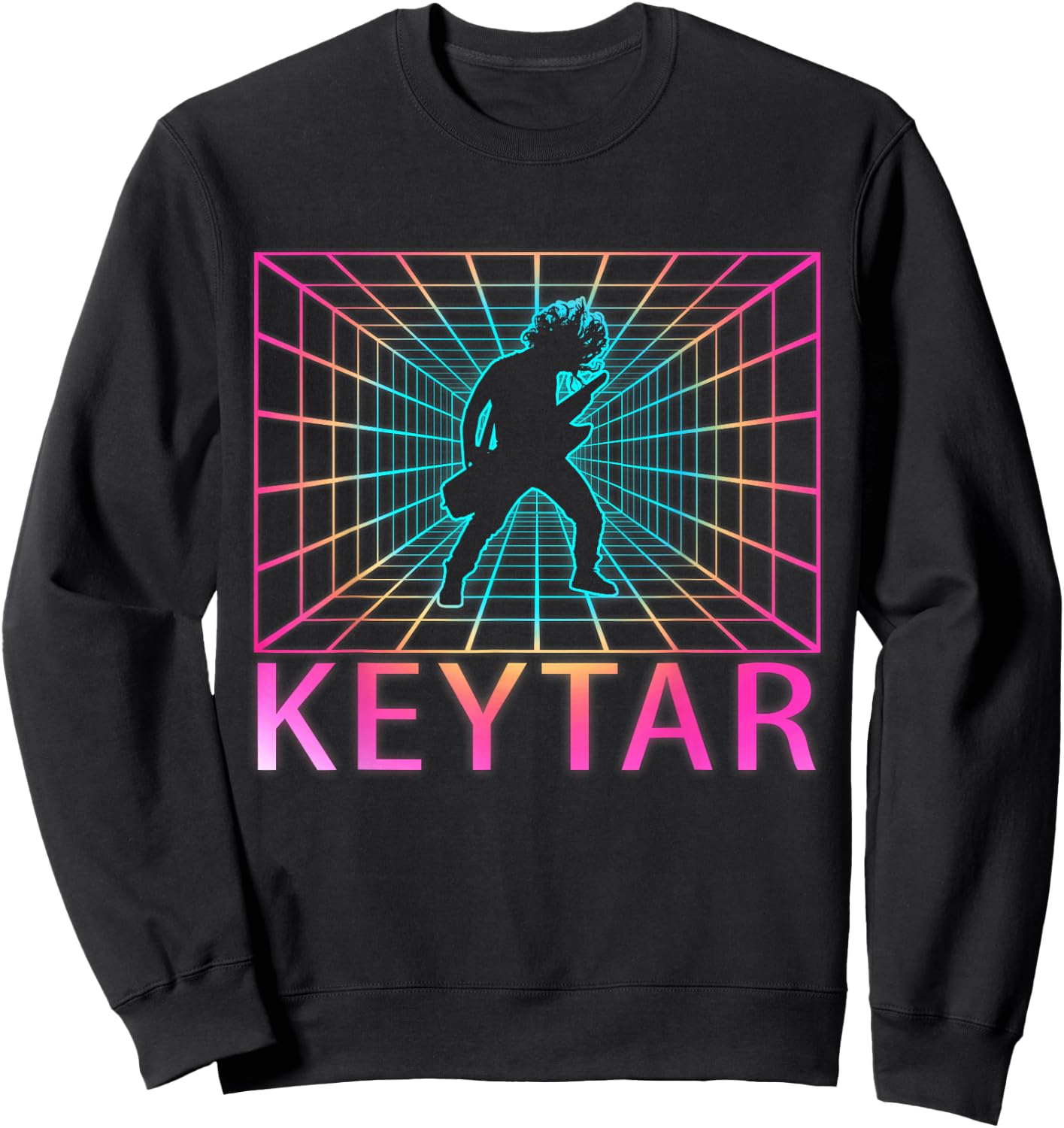 Keytar Retro Gift Sweatshirt - Sweatshirt | Black