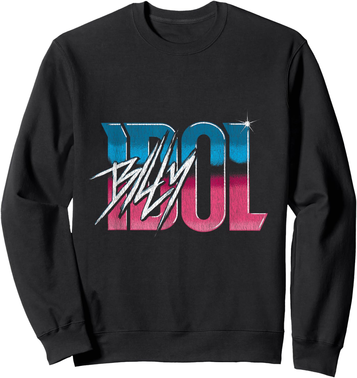 Billy Idol - Gradient Logo Sweatshirt - Sweatshirt | Black