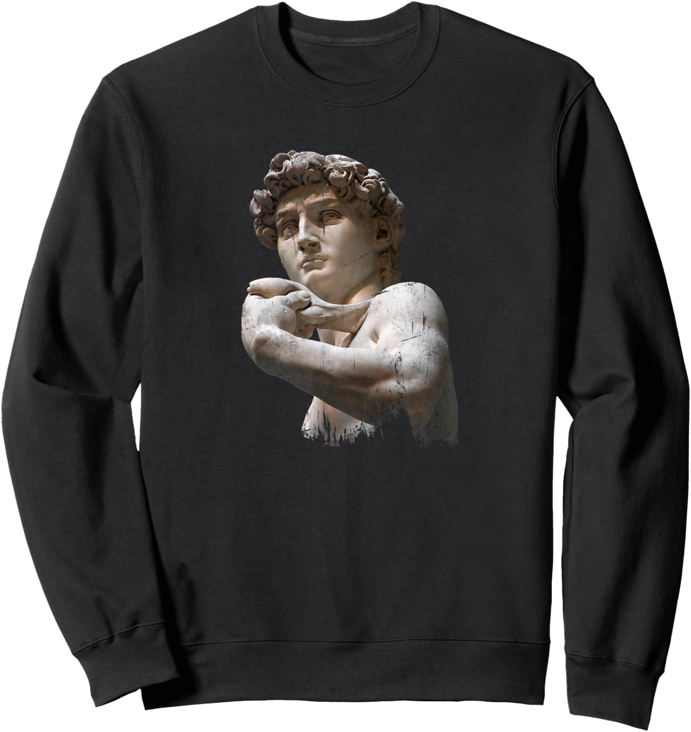 Michelangelo David for Art and Aesthetic Lover Sweatshirt - Sweatshirt | Black