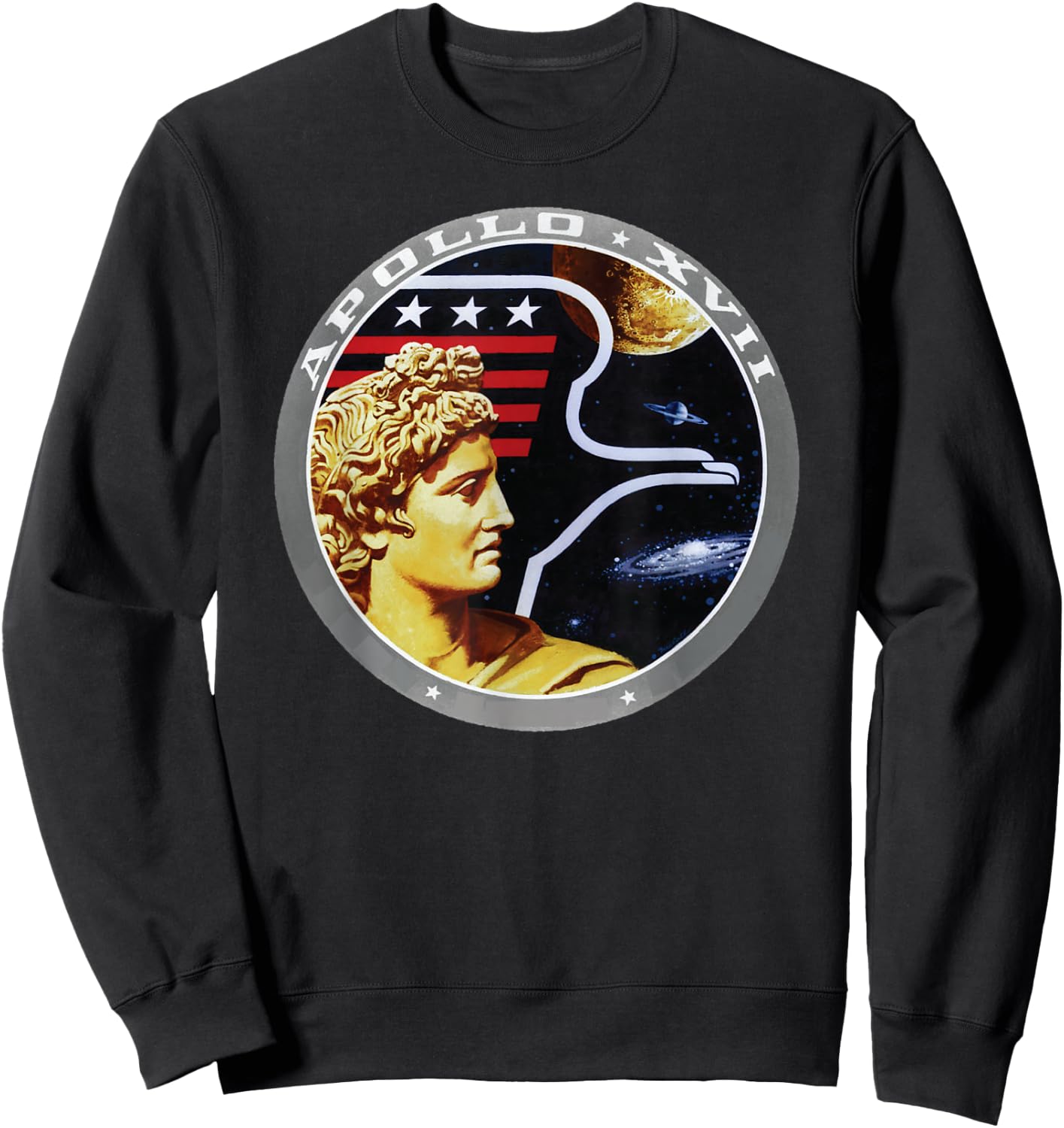 NASA Apollo 17 Sweatshirt - Sweatshirt | Black