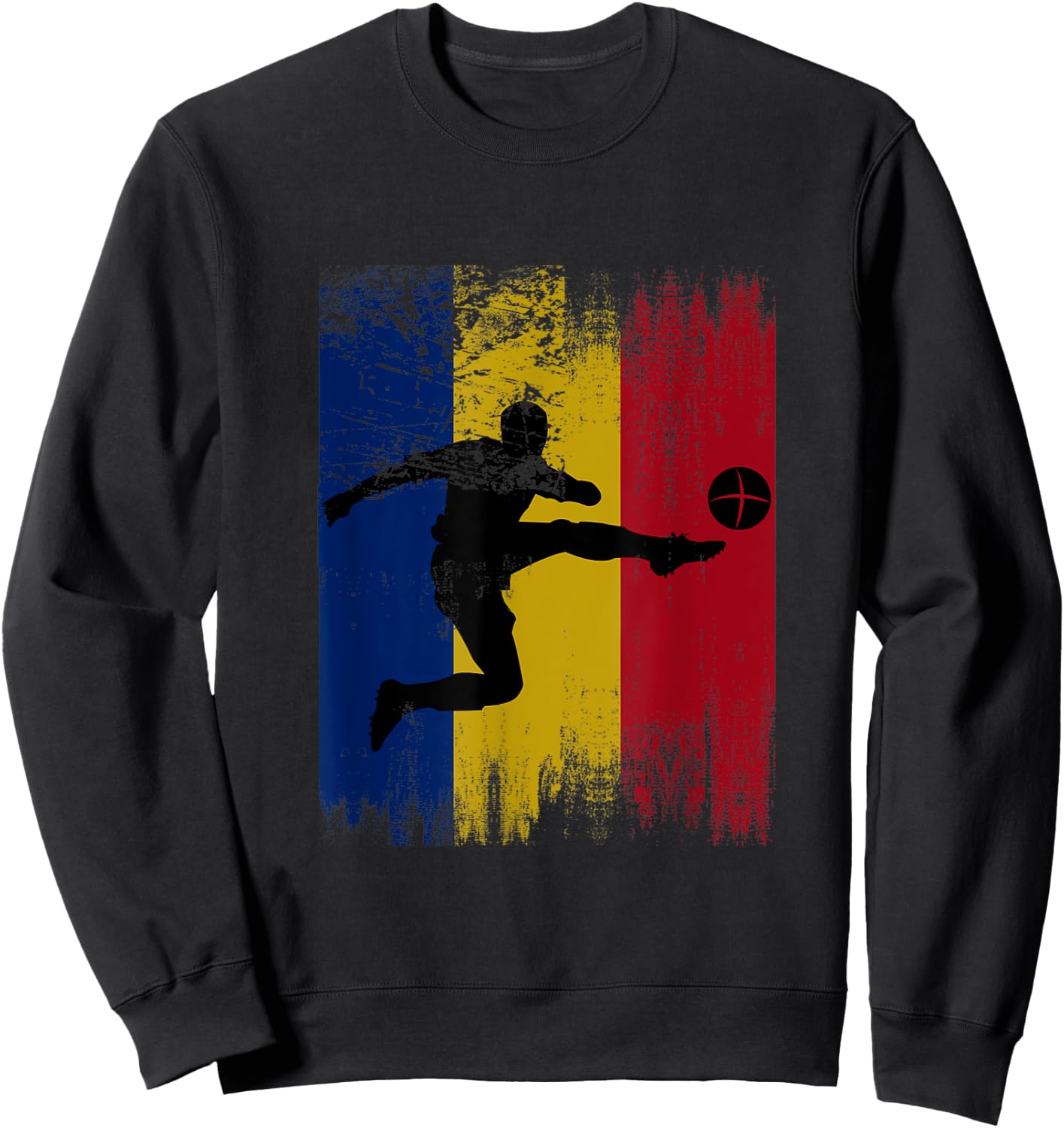 Romania Soccer Romanian Football Romania futbol team Sweatshirt - Sweatshirt | Black