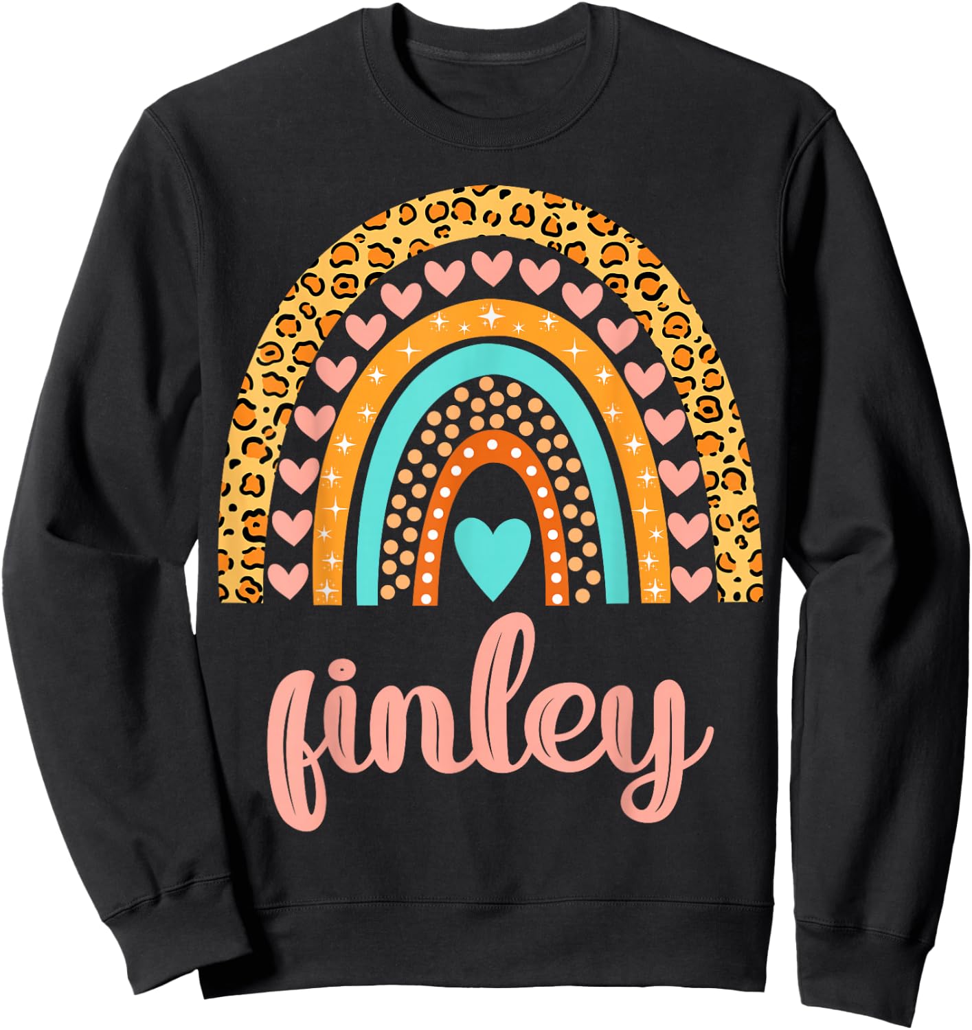 Finley Finley Name Birthday Shirt Gift Sweatshirt - Sweatshirt | Black