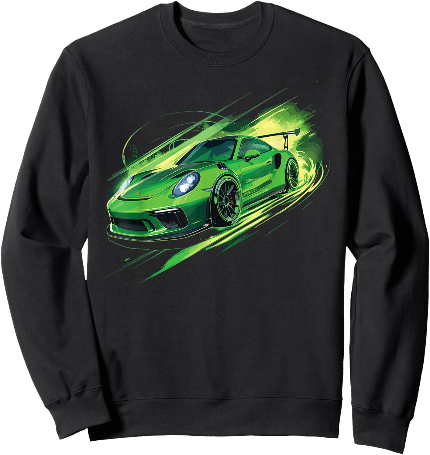 911 Supercar Exotic Sports Car Concept Boys Graphic Sweatshirt - Sweatshirt | Black