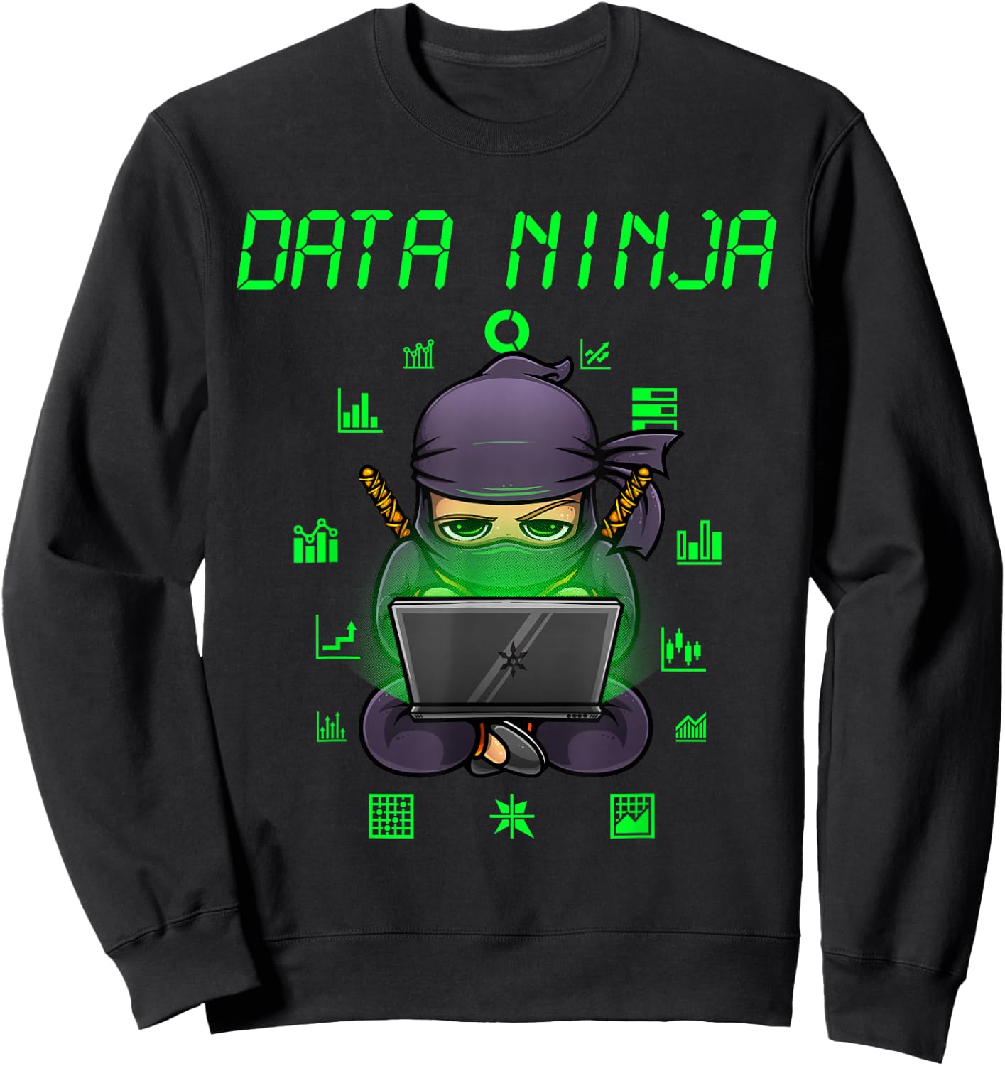 Funny Data Analyst Software Engineering Scientist Sweatshirt - Sweatshirt | Black