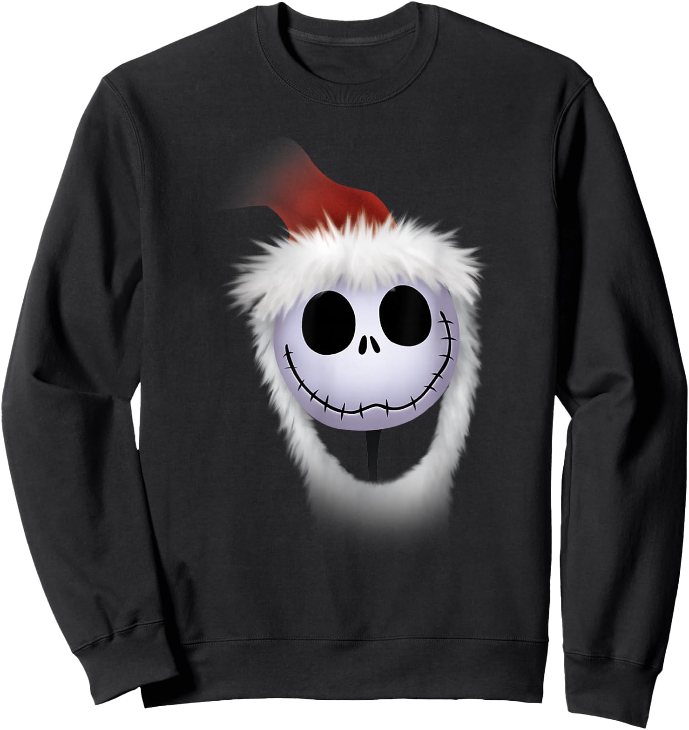 Disney - Jack Skellington Santa Holiday Sweatshirt - Sweatshirt | Black