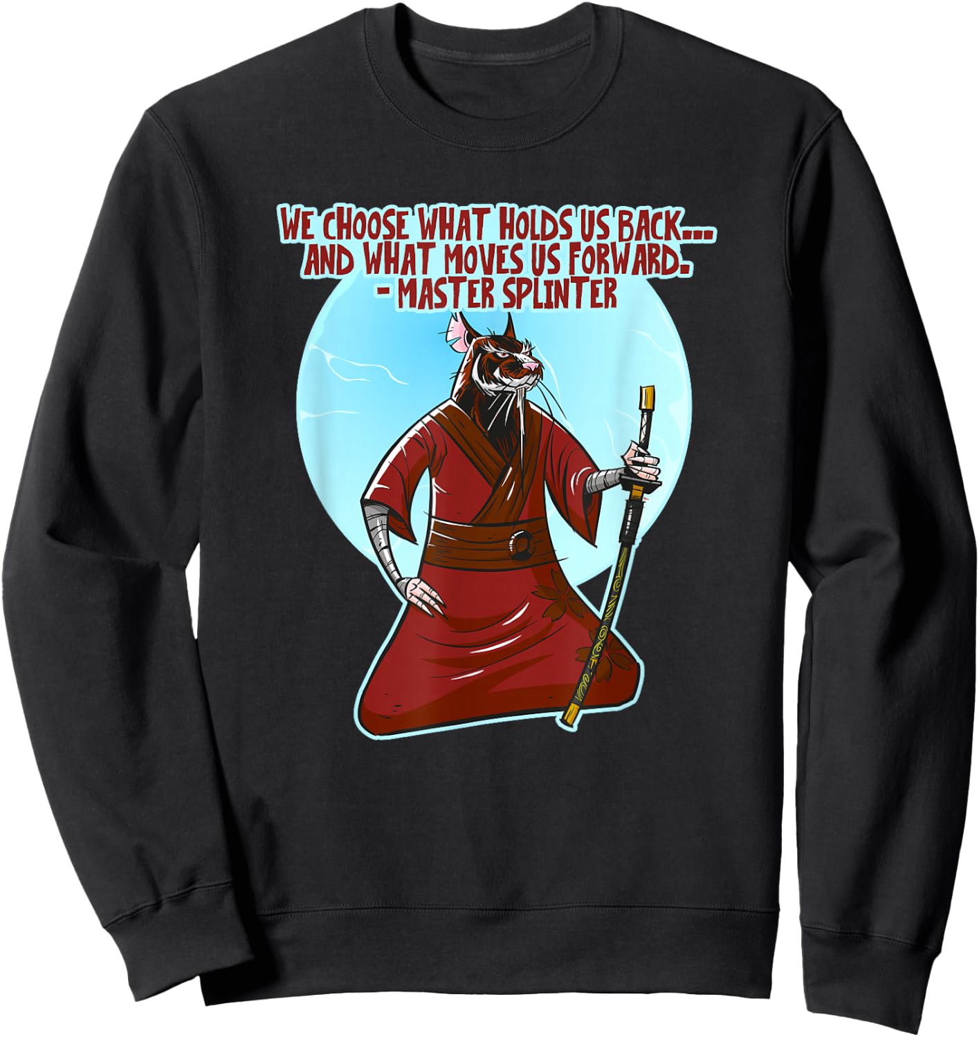 The Wisdom of Master Splinter Sweatshirt - Sweatshirt | Black