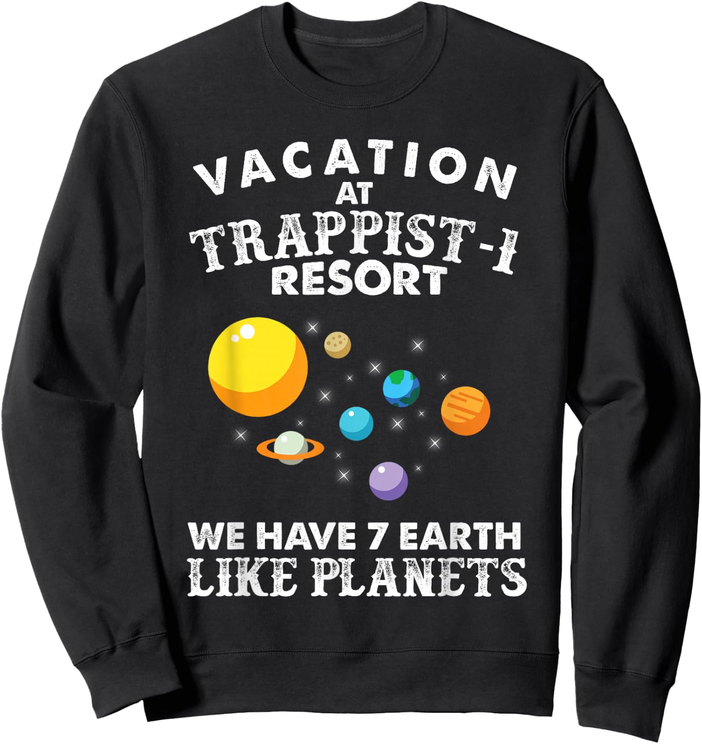 Trappist-1 Resort Sweatshirt - Sweatshirt | Black