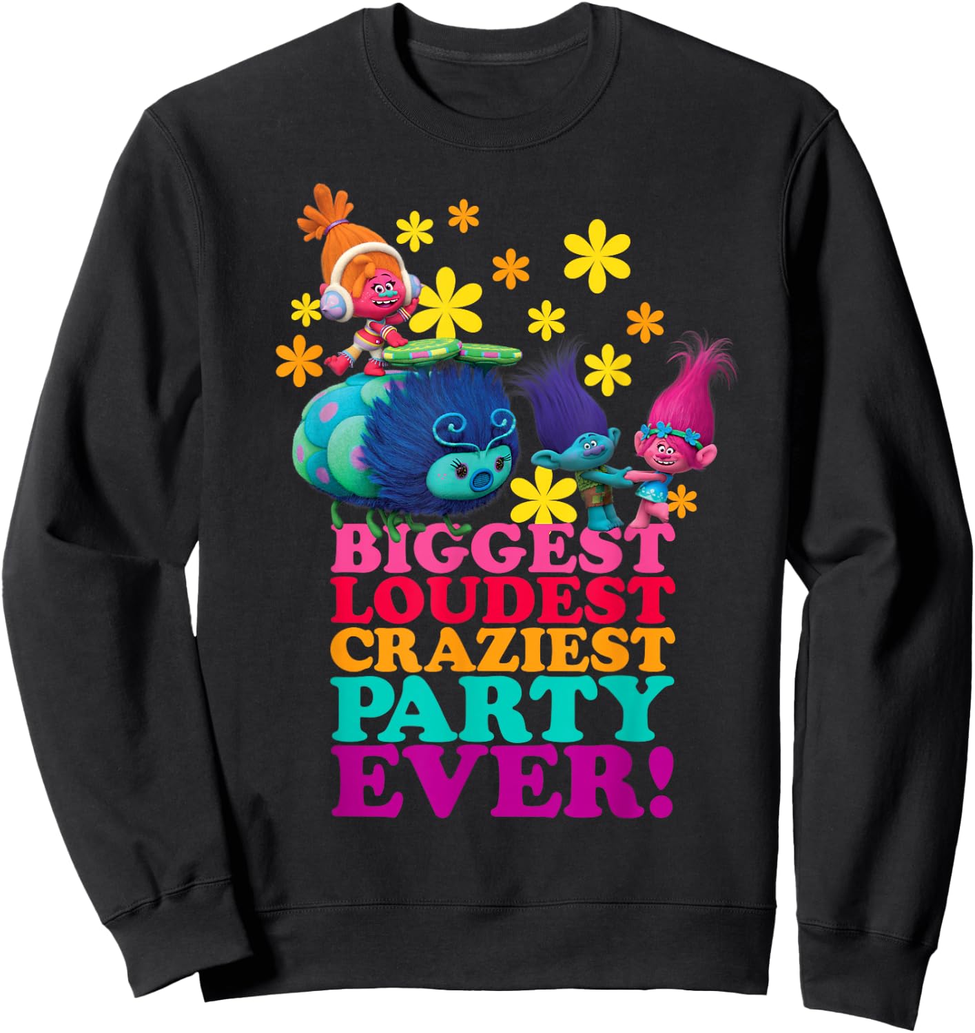 DreamWorks' Trolls Character Party Sweatshirt - Sweatshirt | Black