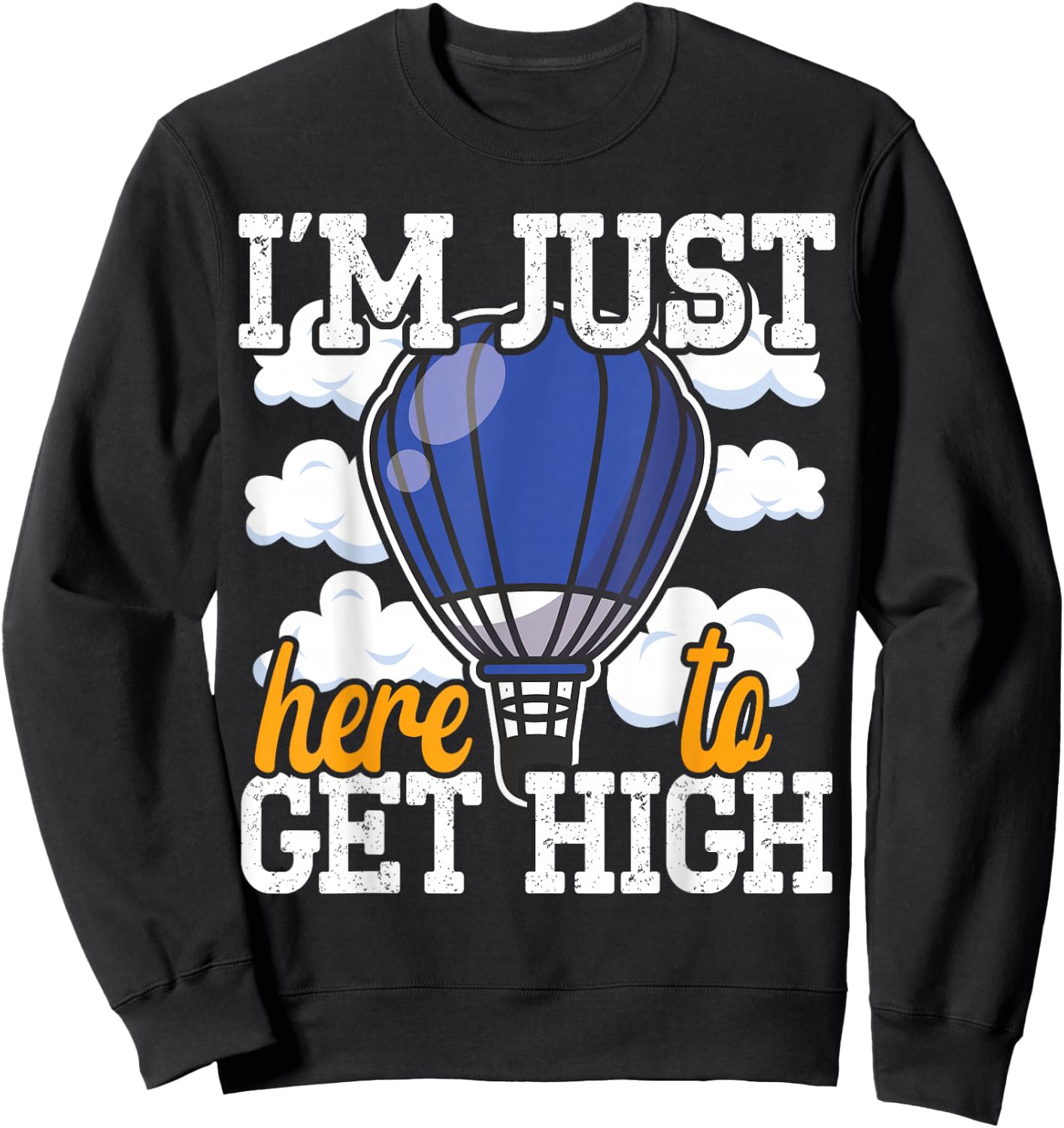 Hot Air Balloon Crew Ballooning Festival Hot Air Balloon Sweatshirt - Sweatshirt | Black