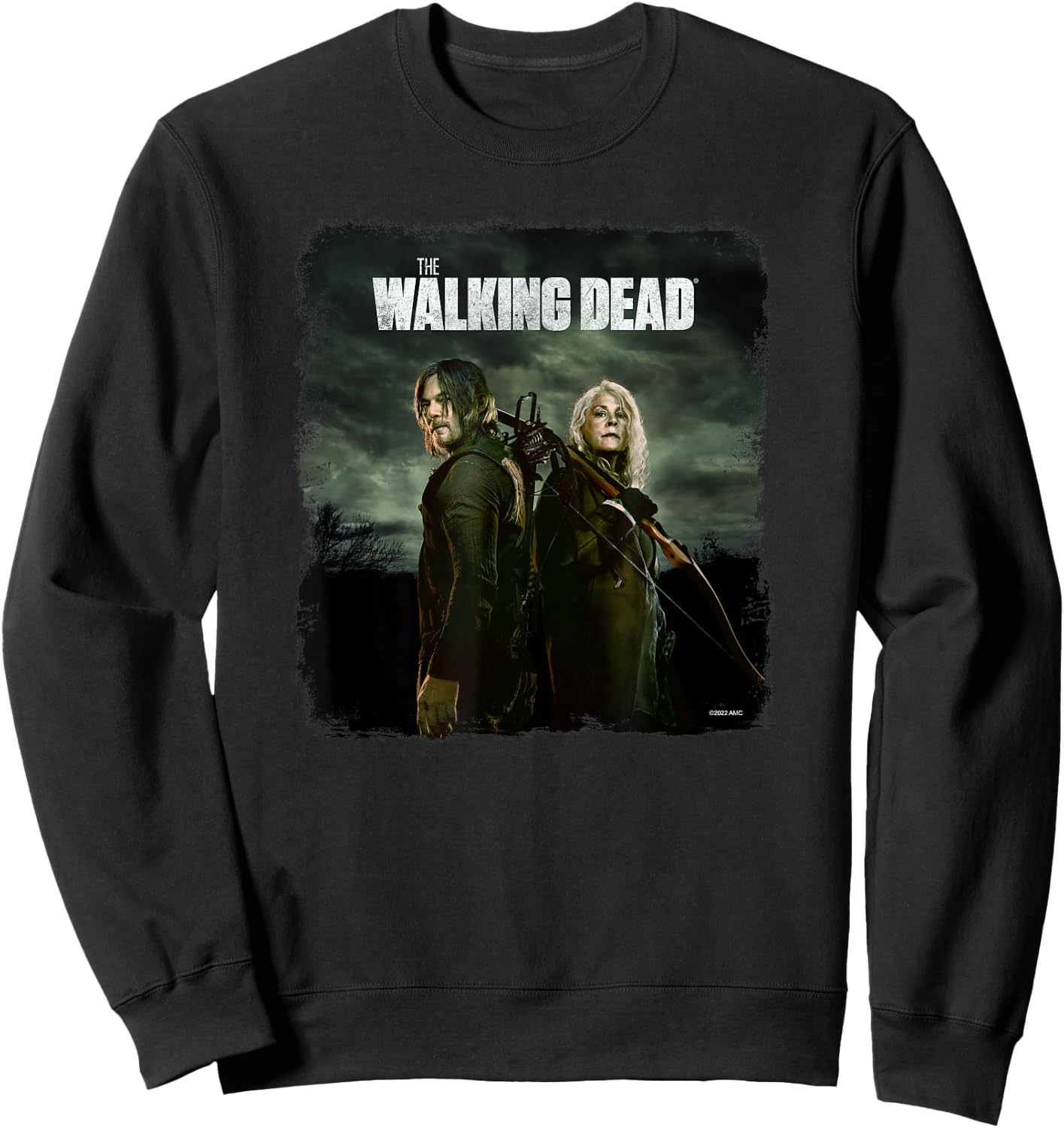 The Walking Dead Daryl and Carol Season 11 Sweatshirt - Sweatshirt | Black