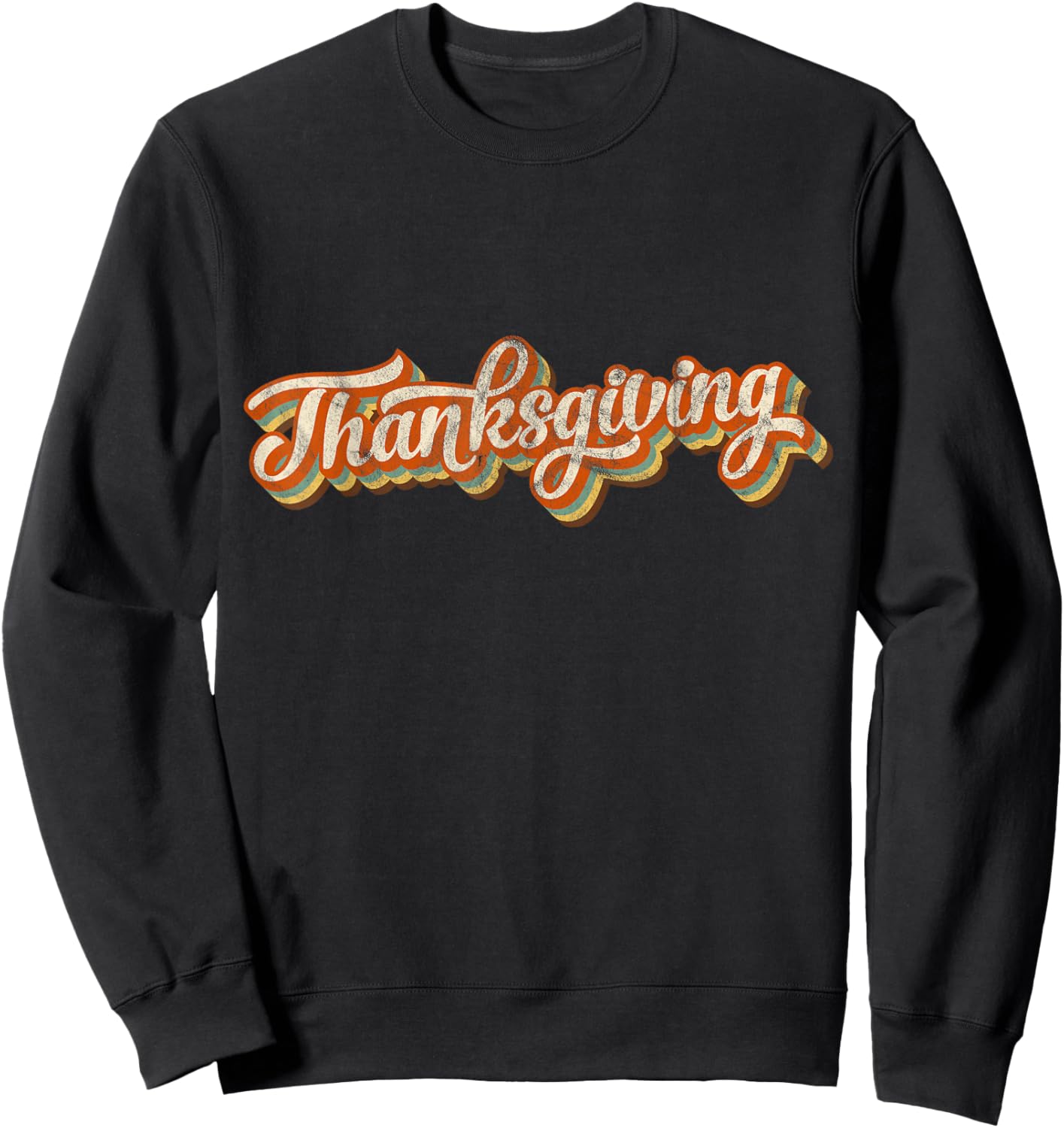 Vintage Thanksgiving Gift Turkey Leg Day Costume Piligrim Sweatshirt - Sweatshirt | Black