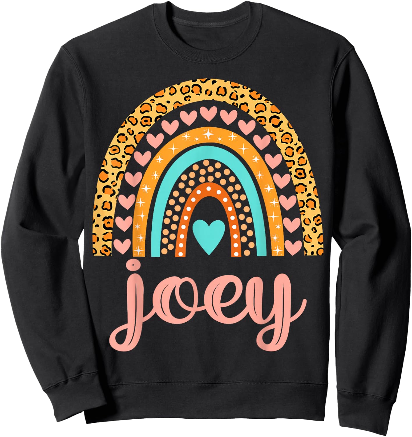 Joey Joey Name Birthday Shirt Gift Sweatshirt - Sweatshirt | Black