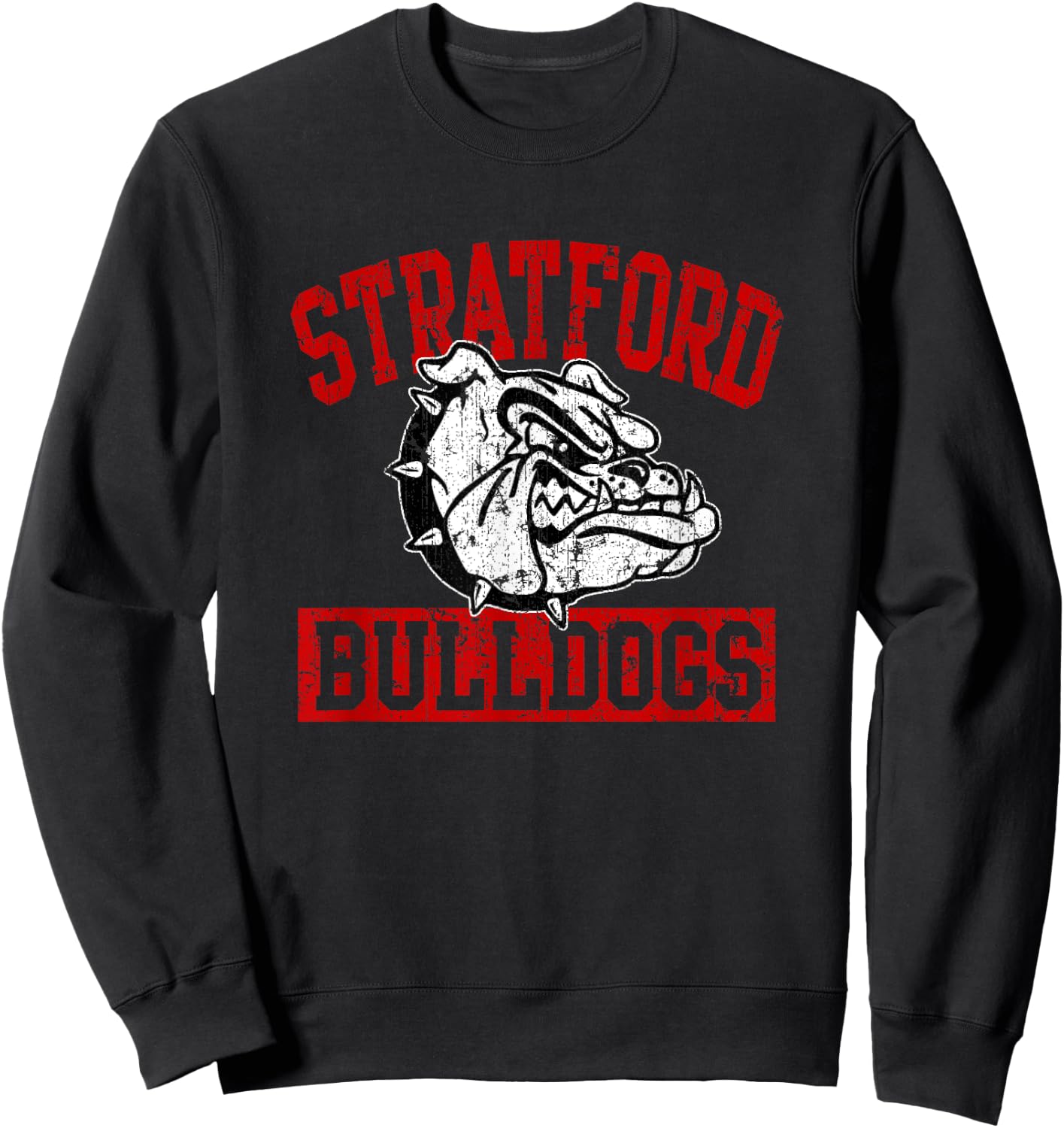 Stratford Bulldogs Vintage Sweatshirt - Sweatshirt | Black