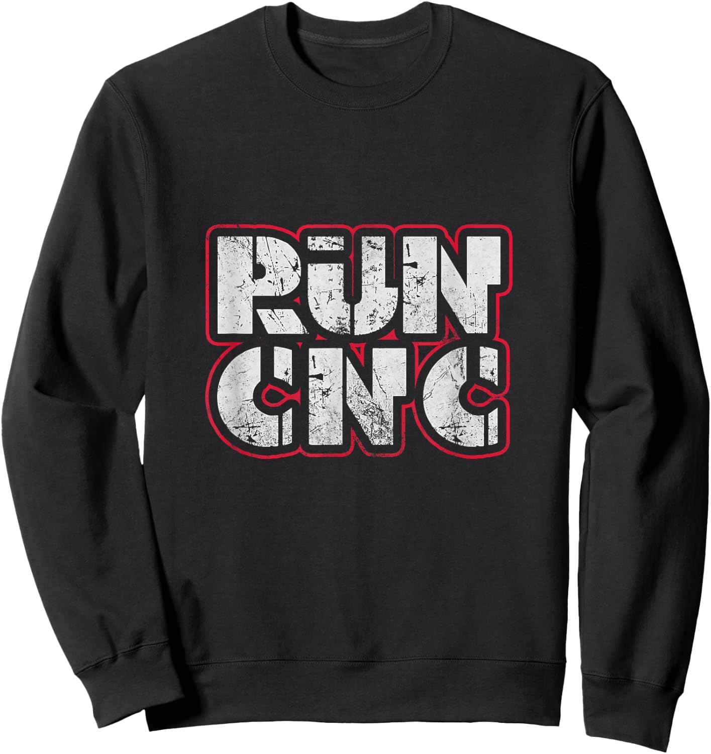 CNC Machinist Run CNC Machining Programming Distressed Sweatshirt - Sweatshirt | Black