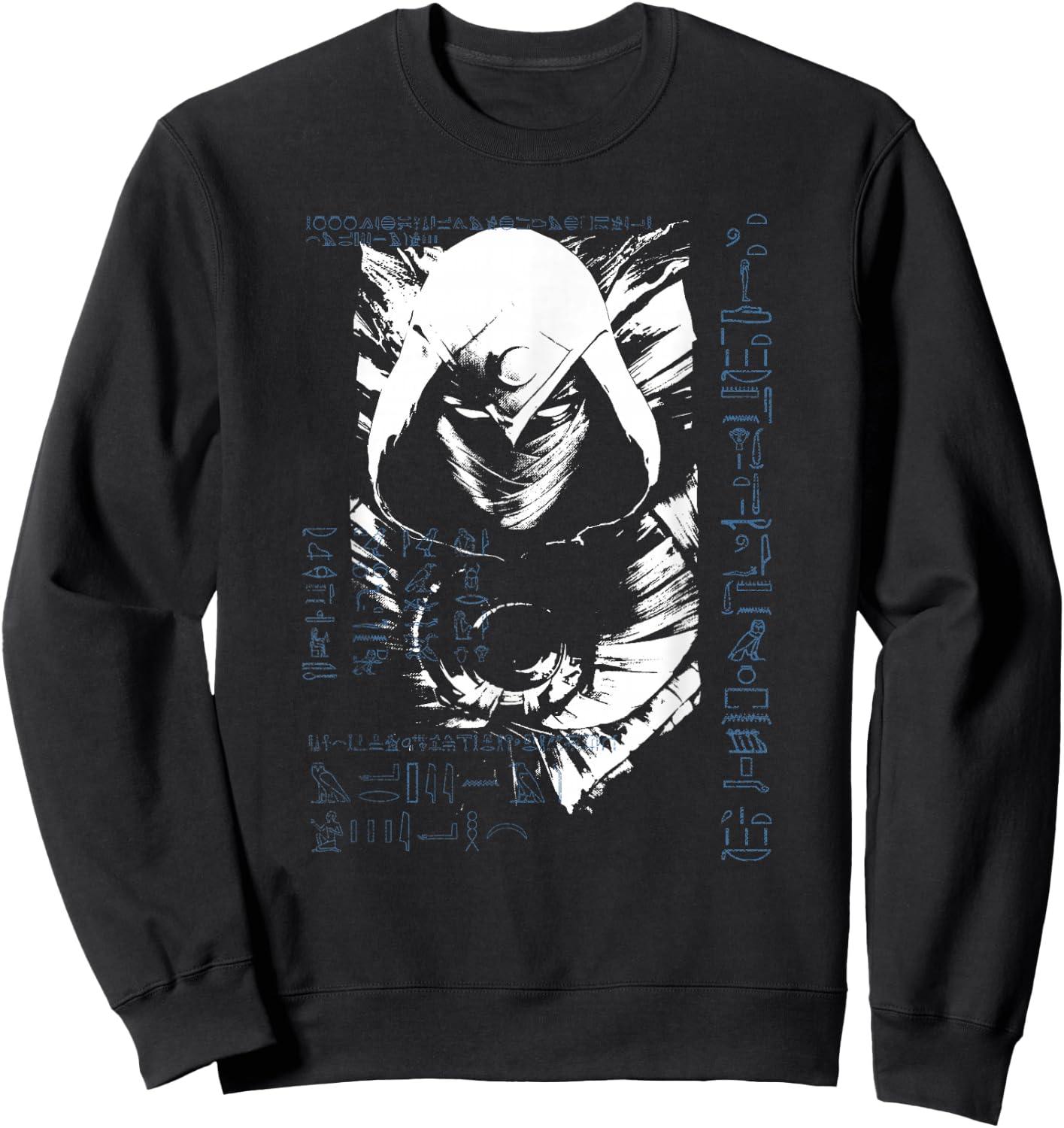 Marvel Moon Knight Grunge Glyph Poster Sweatshirt - Sweatshirt | Black