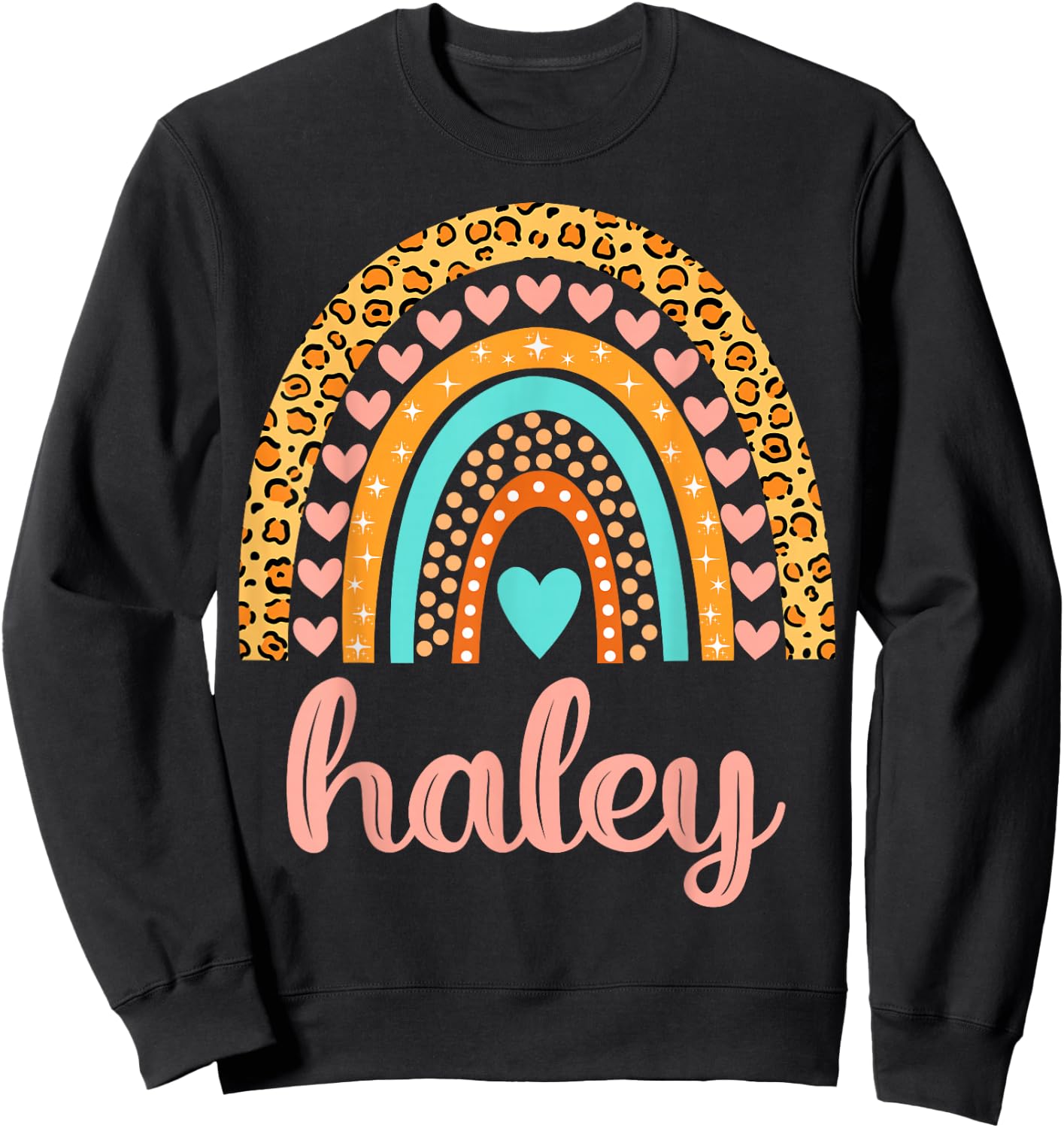 Haley Haley Name Birthday Shirt Gift Sweatshirt - Sweatshirt | Black