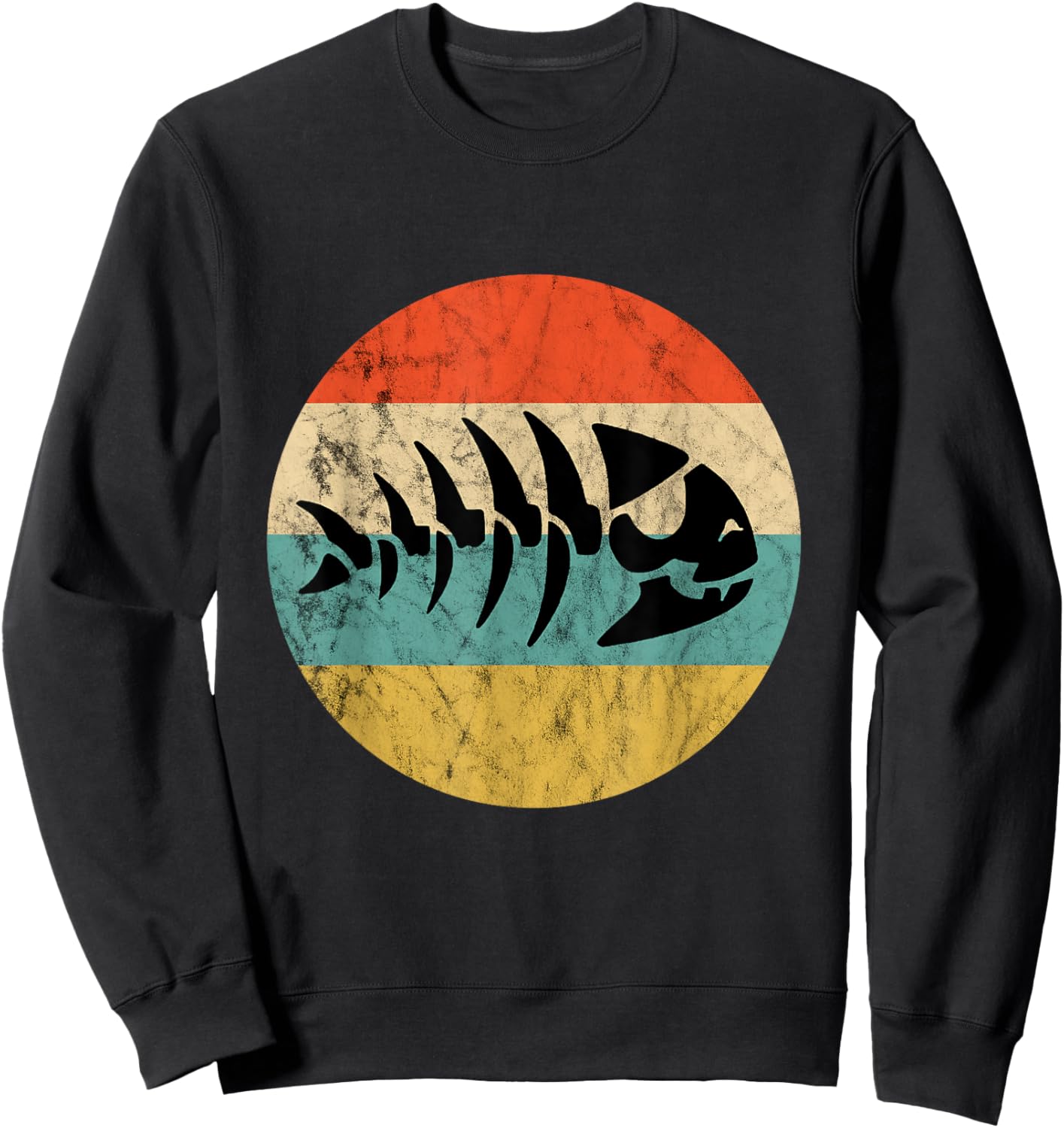 Pirate Fish Pastafari FSM Flying Spaghetti Monster Sweatshirt - Sweatshirt | Black