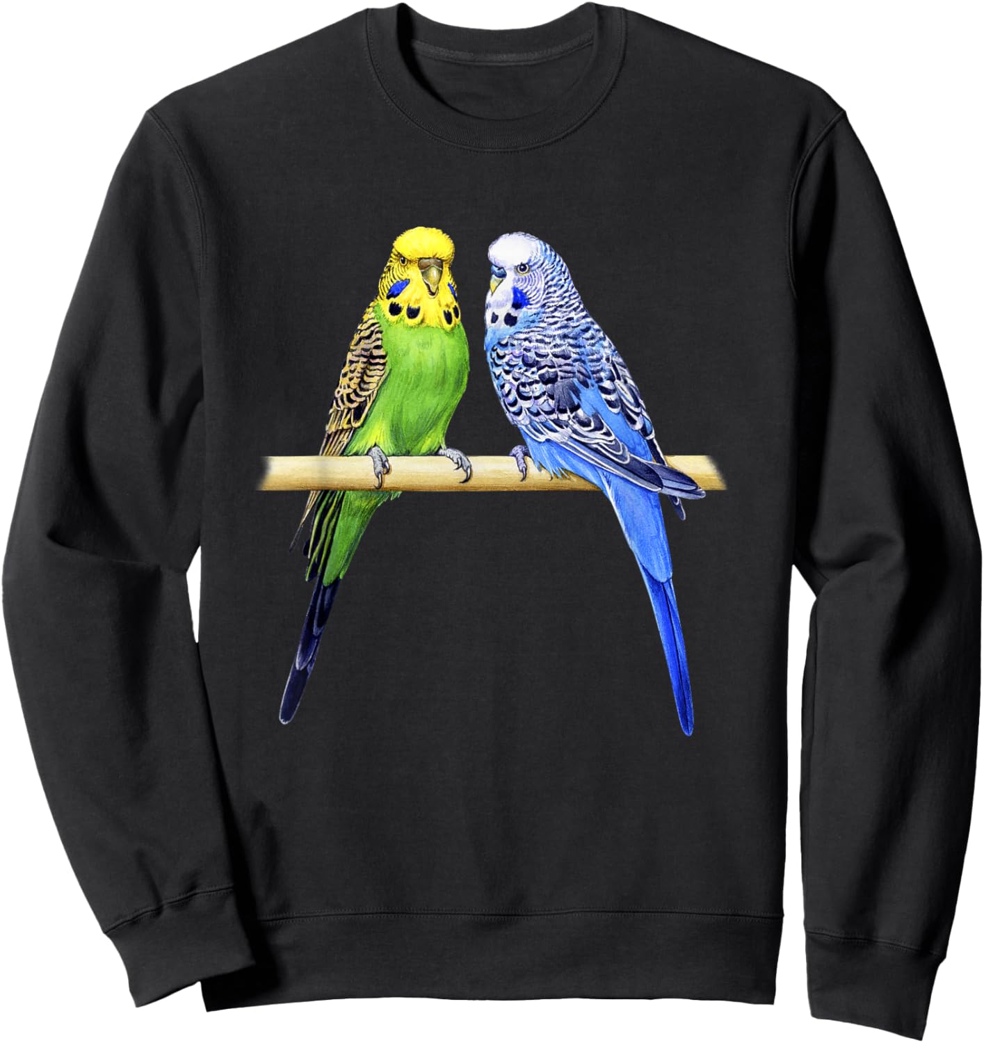 Colorful Parrots Parrot Birds Bird Lover Parakeets Sweatshirt - Sweatshirt | Black