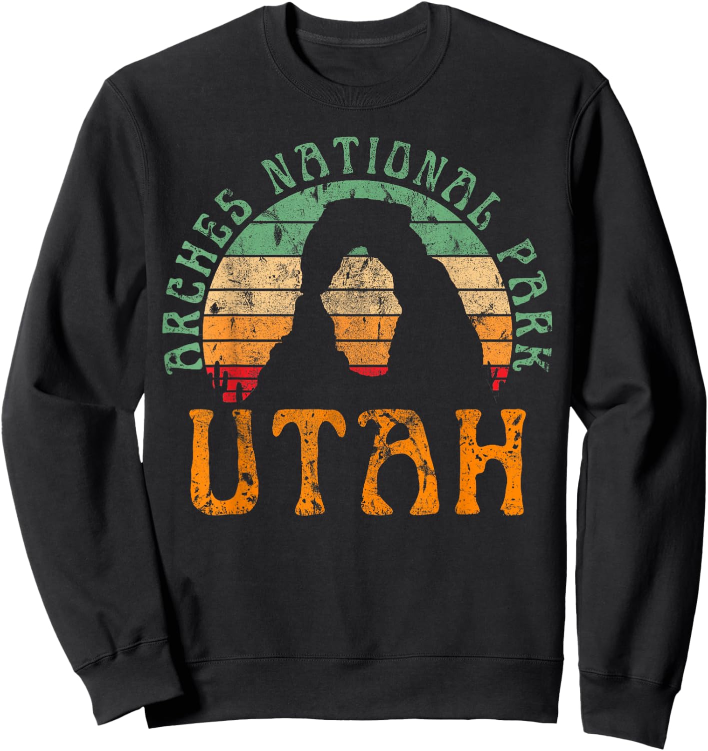 Arches National Park Sweatshirt - Sweatshirt | Black