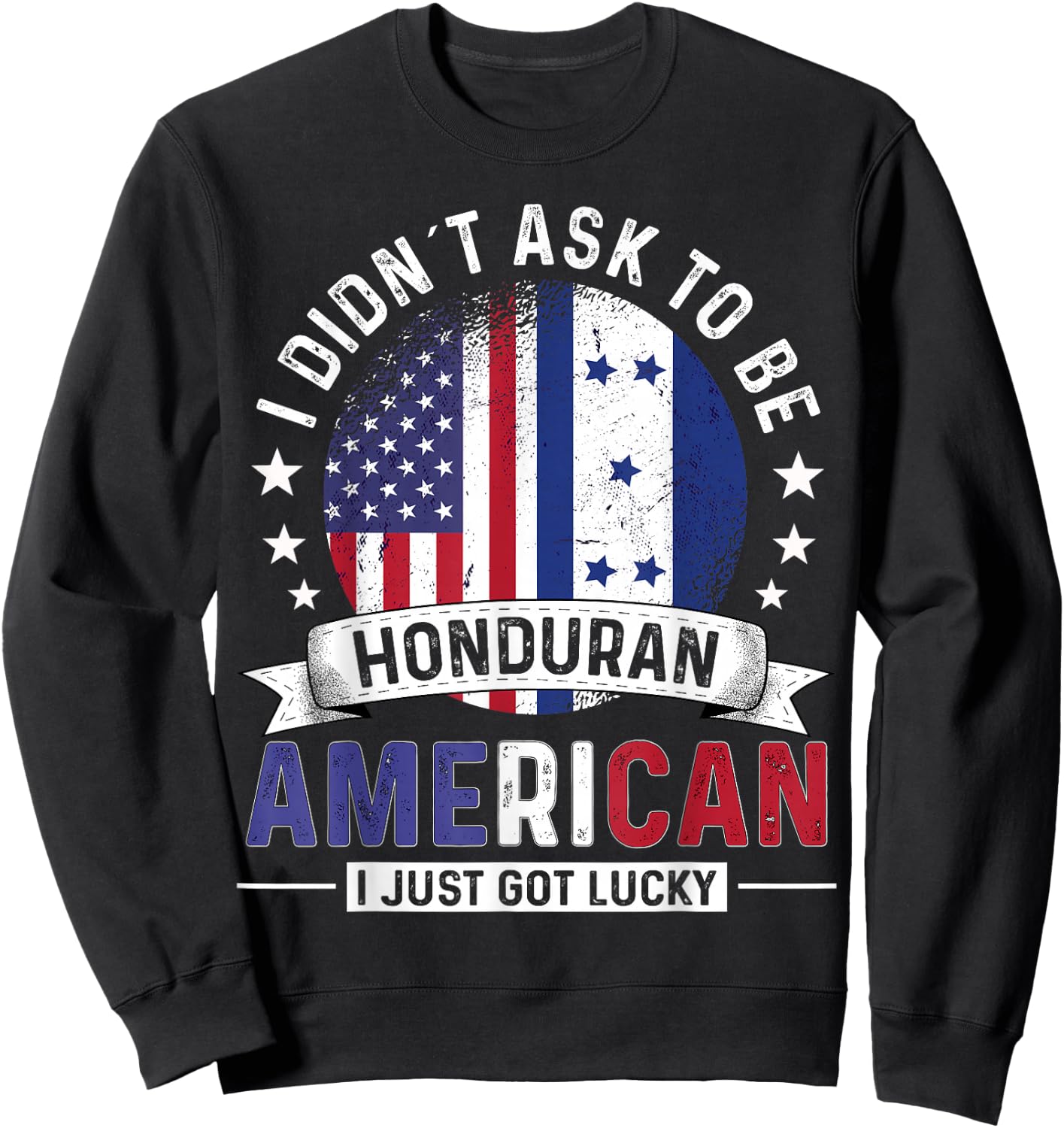 Honduran American Countries Flags Pride Honduras Flag Sweatshirt - Sweatshirt | Black