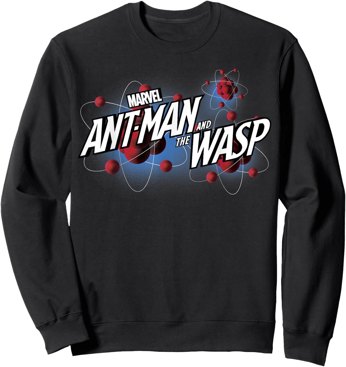 Marvel Ant-Man & The Wasp Molecule Atom Logo Graphic Sweatshirt - Sweatshirt | Black