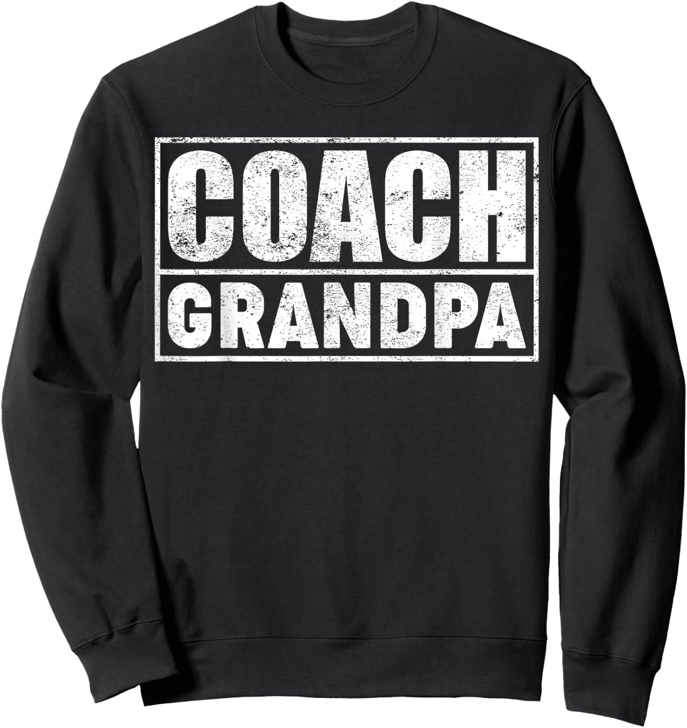 Funny Soccer Football Basketball Coach Grandpa Father's Day Sweatshirt - Sweatshirt | Black