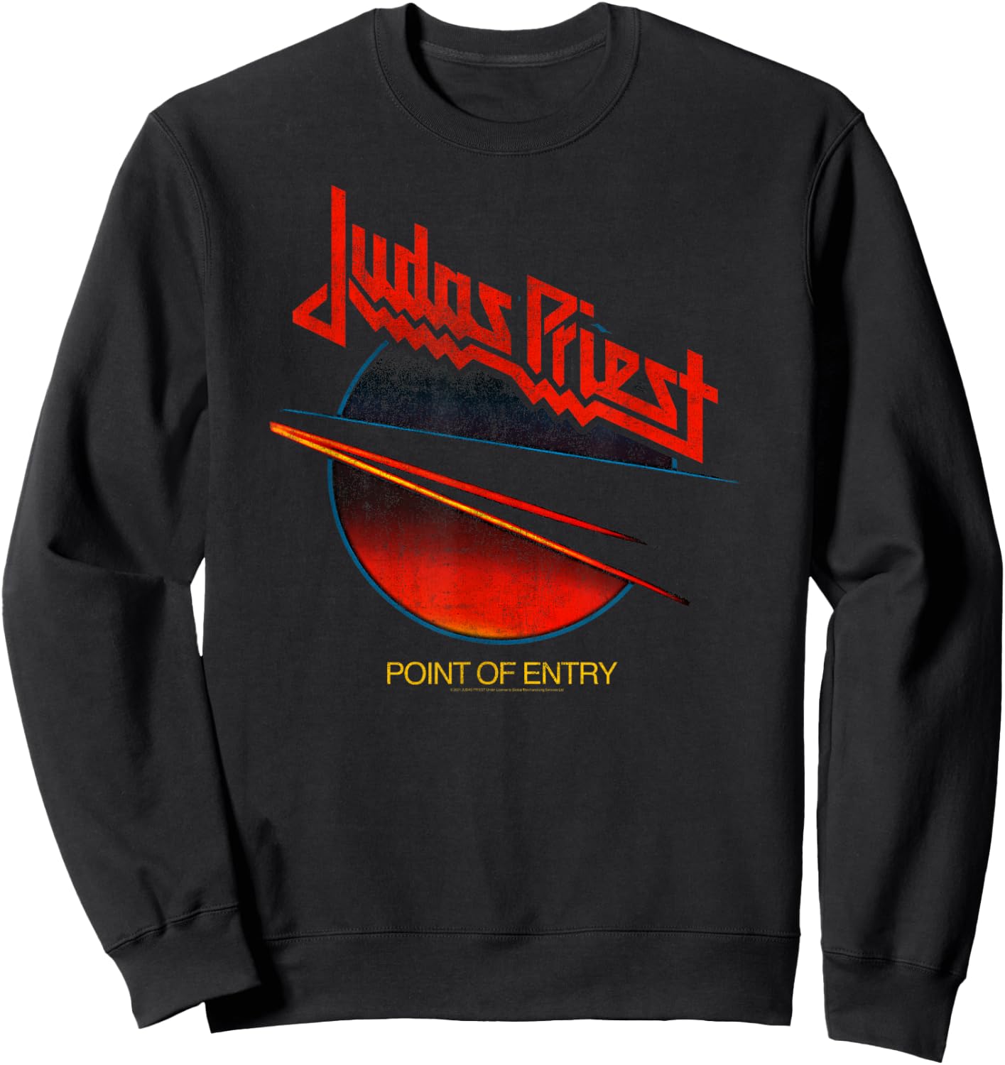 Judas Priest – Point Of Entry Sweatshirt - Sweatshirt | Black