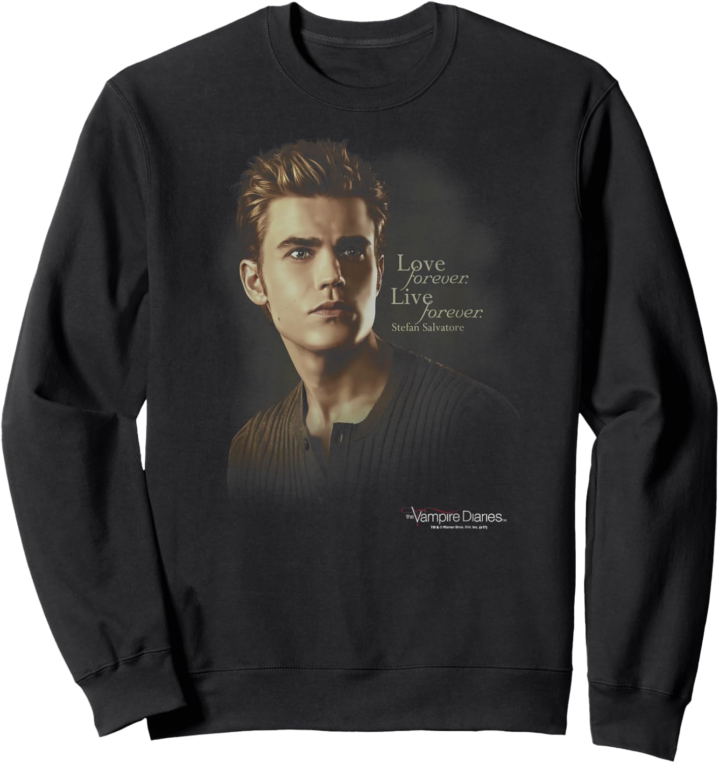 Vampire Diaries Stefan Forever Sweatshirt - Sweatshirt | Black
