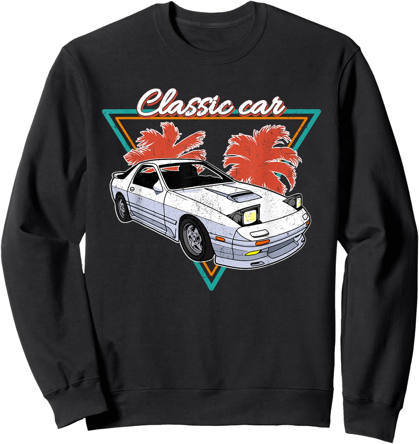 JDM Japan Motorsport tuning car 90s Sweatshirt - Sweatshirt | Black