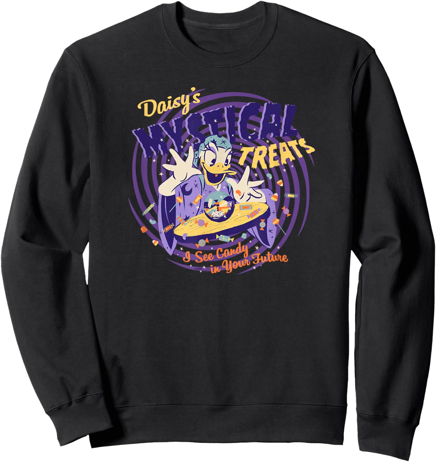 Disney Daisy's Mystical Treats I See Candy in Your Future Sweatshirt - Sweatshirt | Black