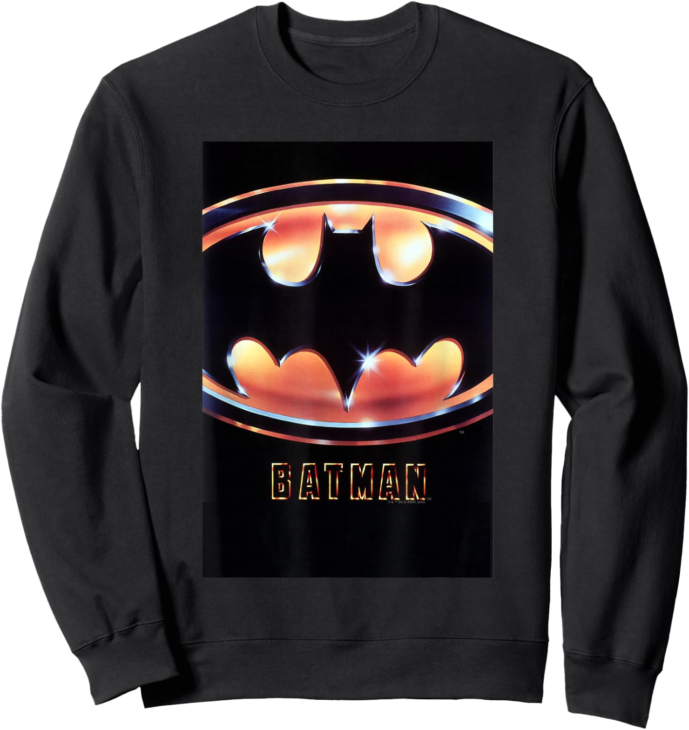 Batman (1989) poster Sweatshirt - Sweatshirt | Black