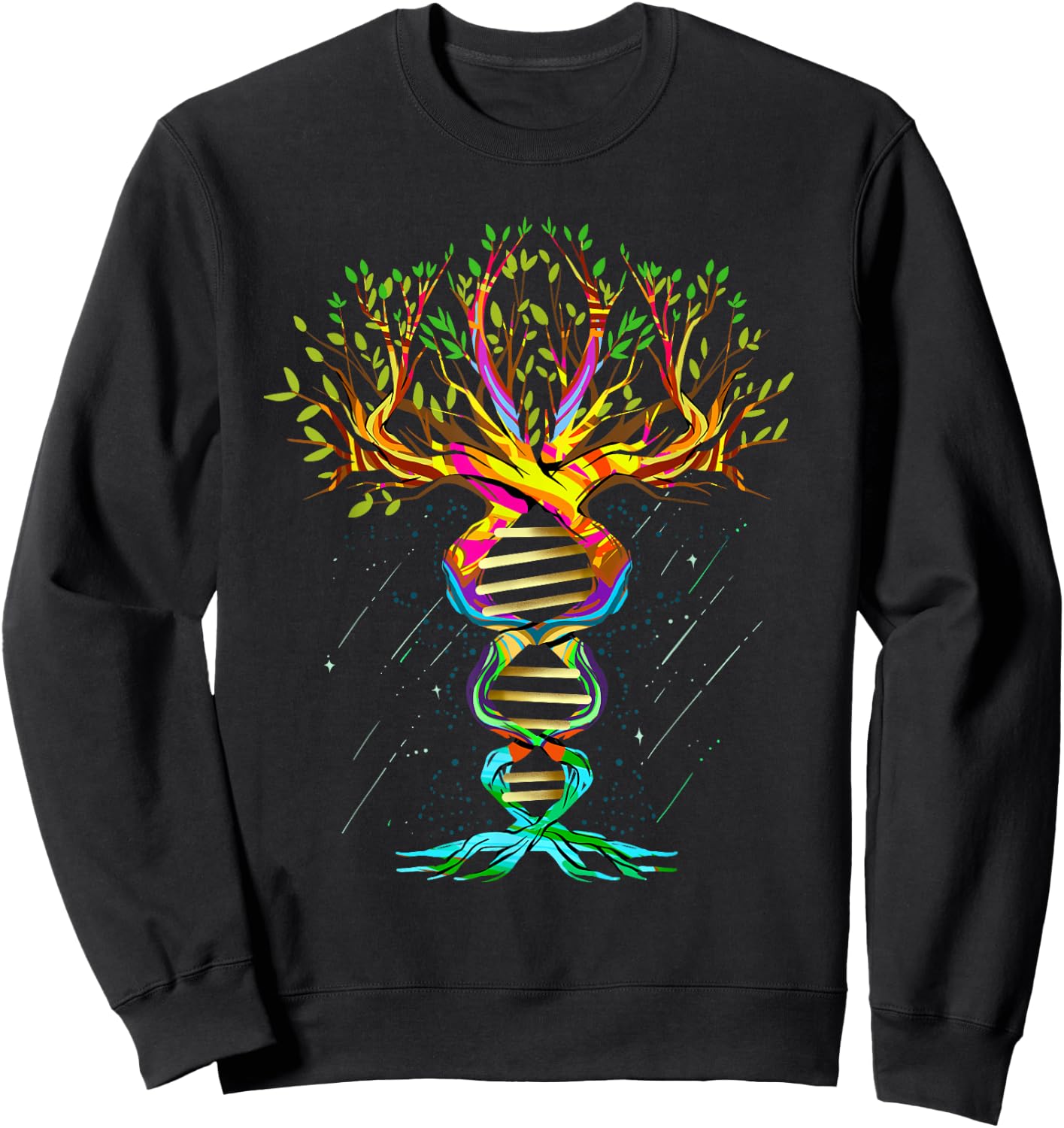 Tree of Life - Chromosome - Tree of Life - Cool Graphic Design Sweatshirt - Sweatshirt | Black