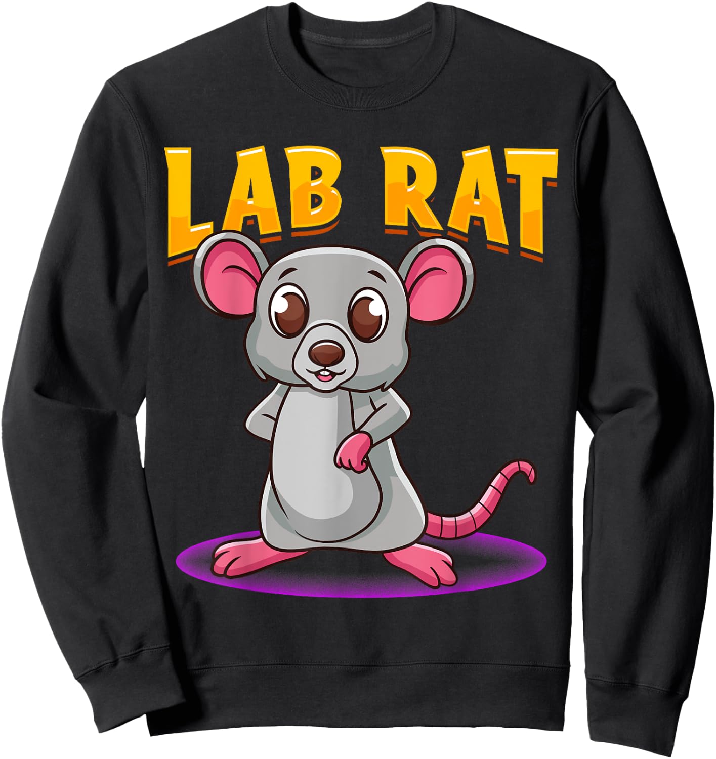 Lab Rat Future Laboratory Worker Scientist Technician MD Fun Sweatshirt - Sweatshirt | Black
