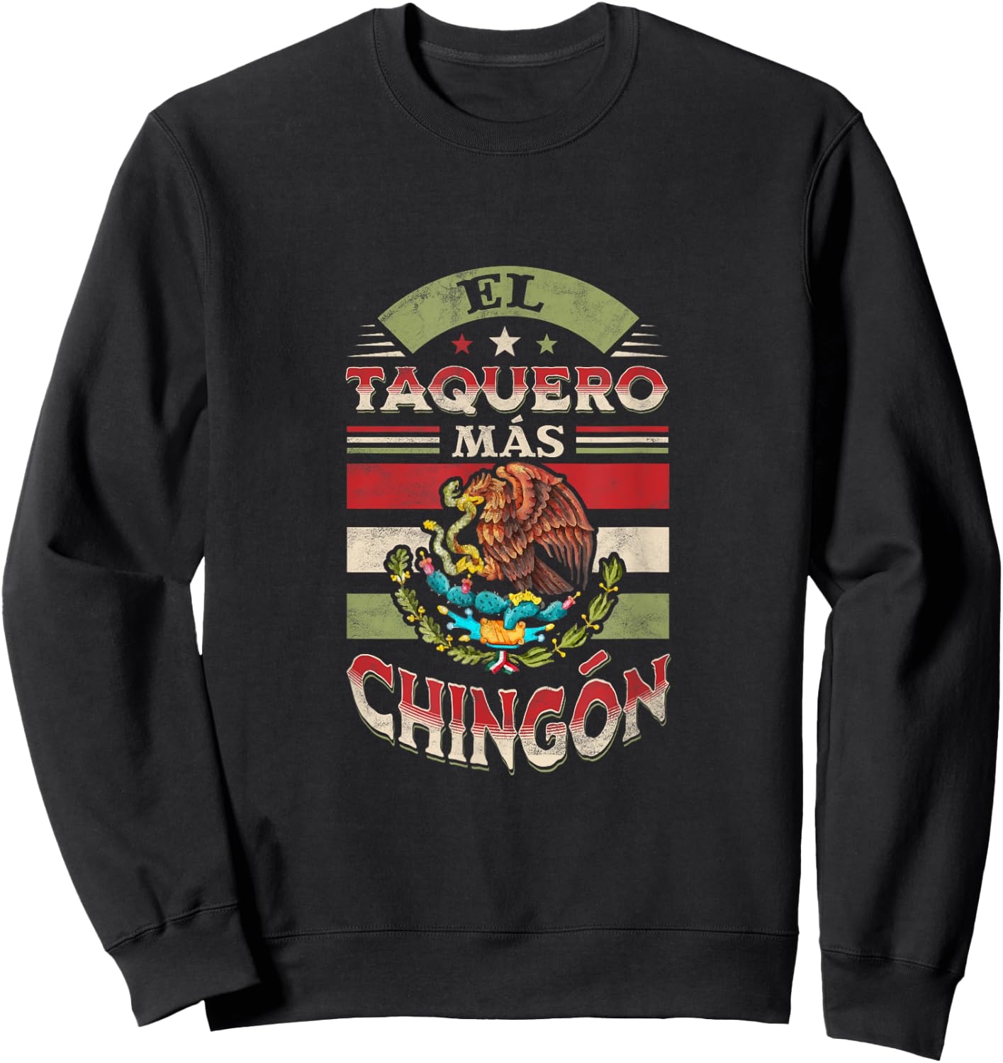 El taquero más chingón. Diseño mexicano Sweatshirt - Sweatshirt | Black