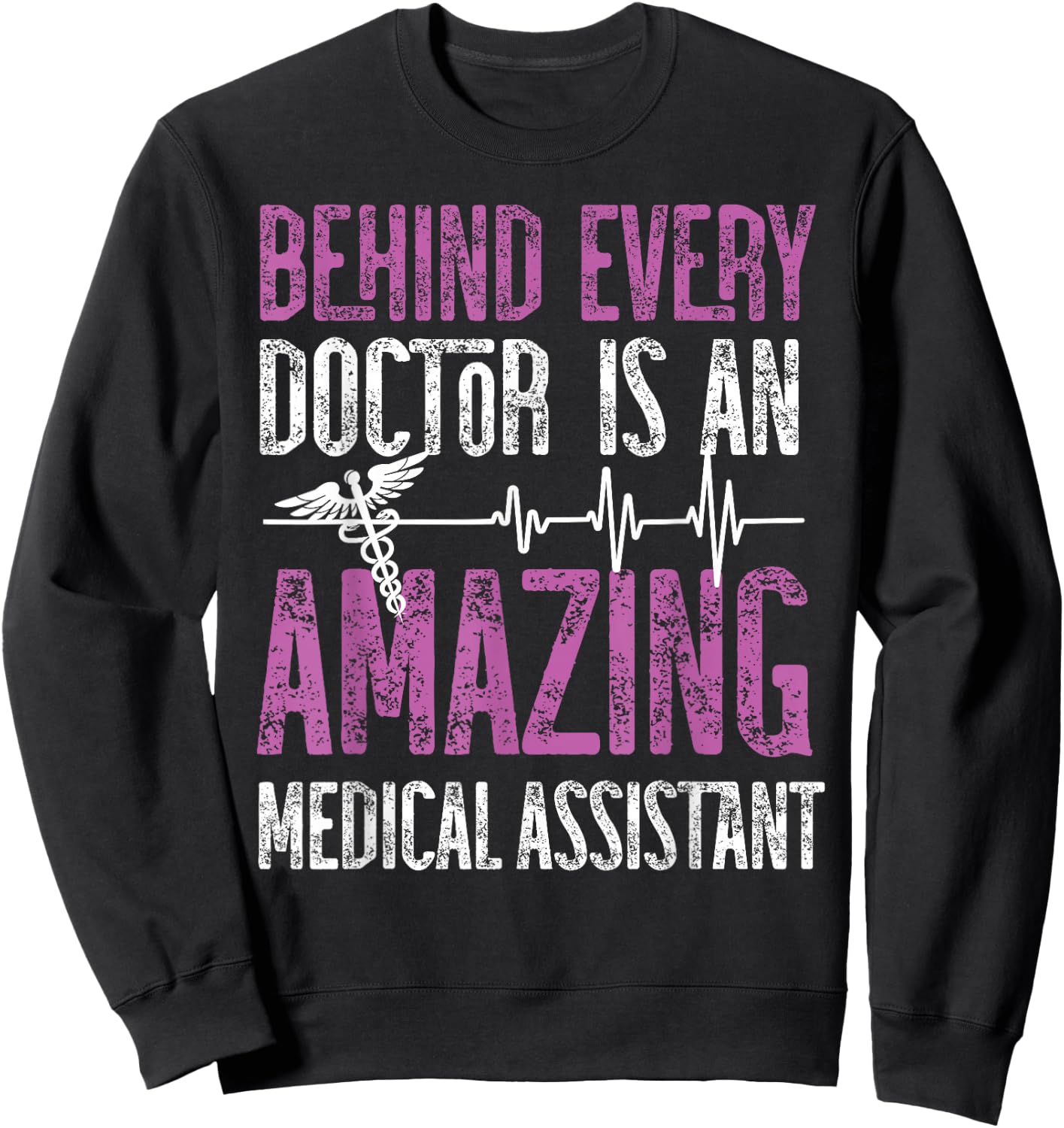 Certified Medical Assistant Doctor CMA Sweatshirt - Sweatshirt | Black